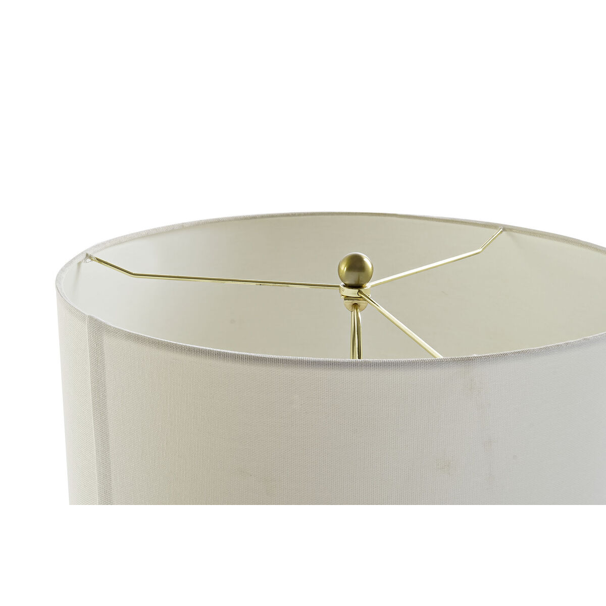 Golvlampa DKD Home Decor 43,5 x 40 x 154 cm Gyllene Metall Vit 220 V 50 W - 5