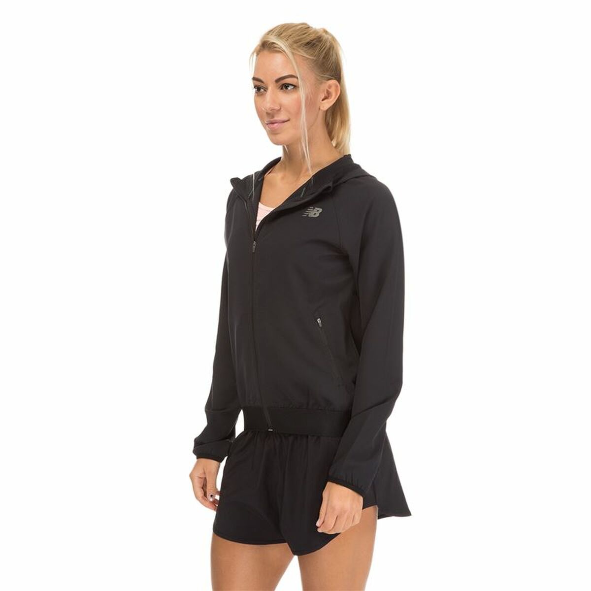 Sportjacka, Dam New Balance Svart - 3