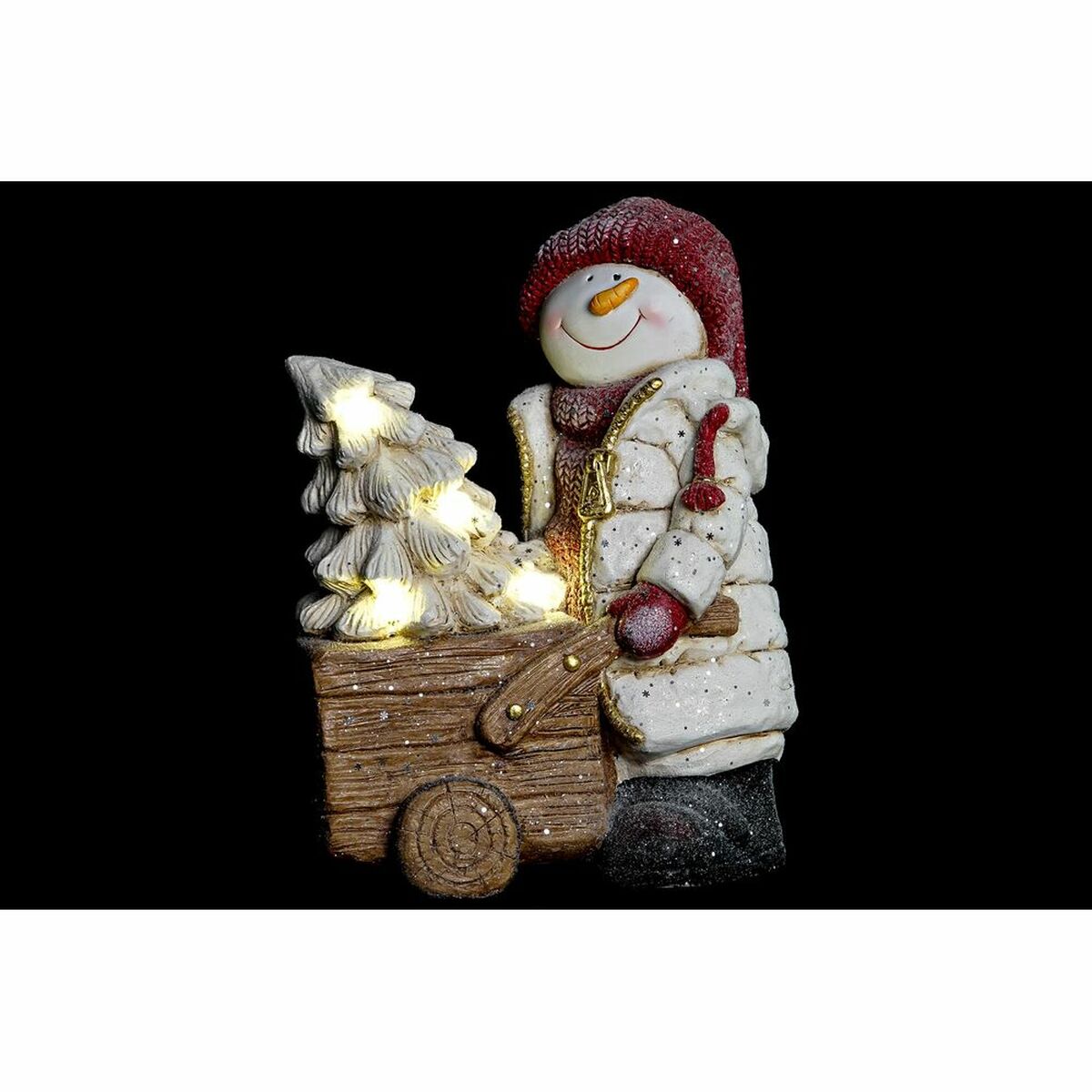Julgranskula DKD Home Decor Magnesium (35 x 23 x 42 cm) (2 antal) - 2