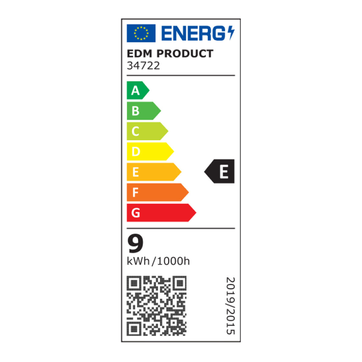 Lykta EDM 34722 Polymer 50 W 9 W 810 Lm 22 x 12 x 6 cm Extern - 9
