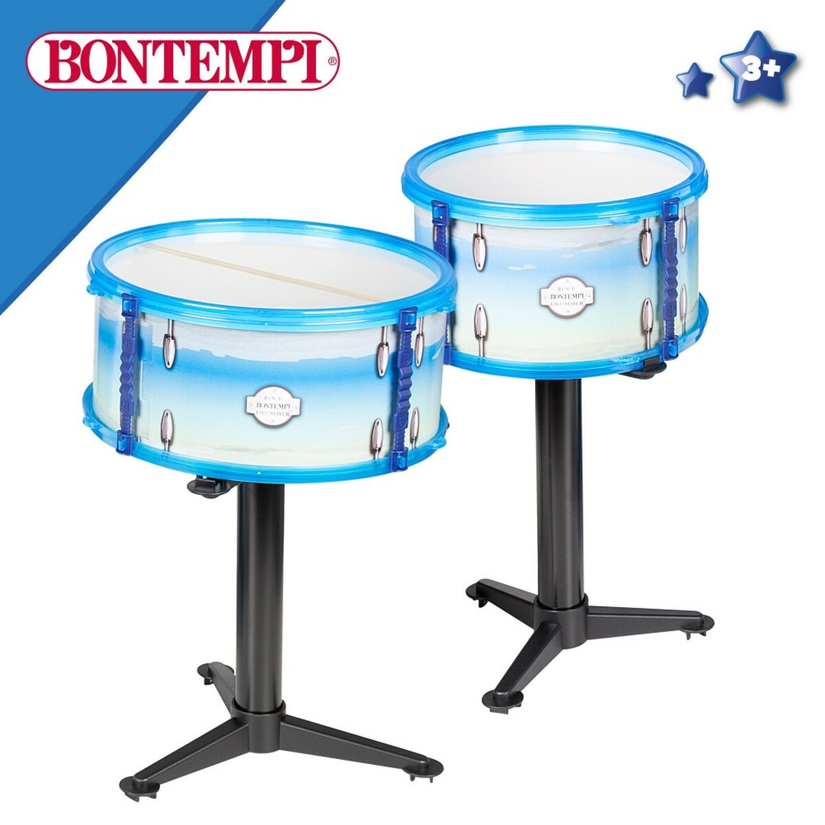 Trumset Bontempi Blå Plast 85 x 68 x 65 cm (9 Delar) (2 antal) - 13