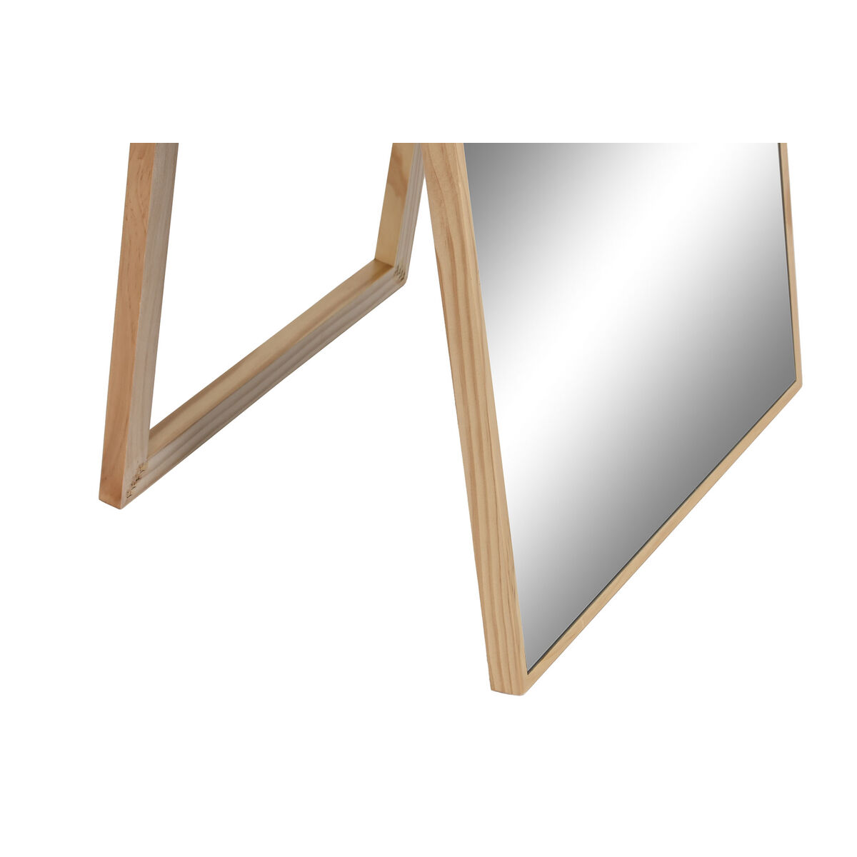 Fristående spegel Home ESPRIT Naturell Glas Furu 50 X 40 X 160 cm - 4