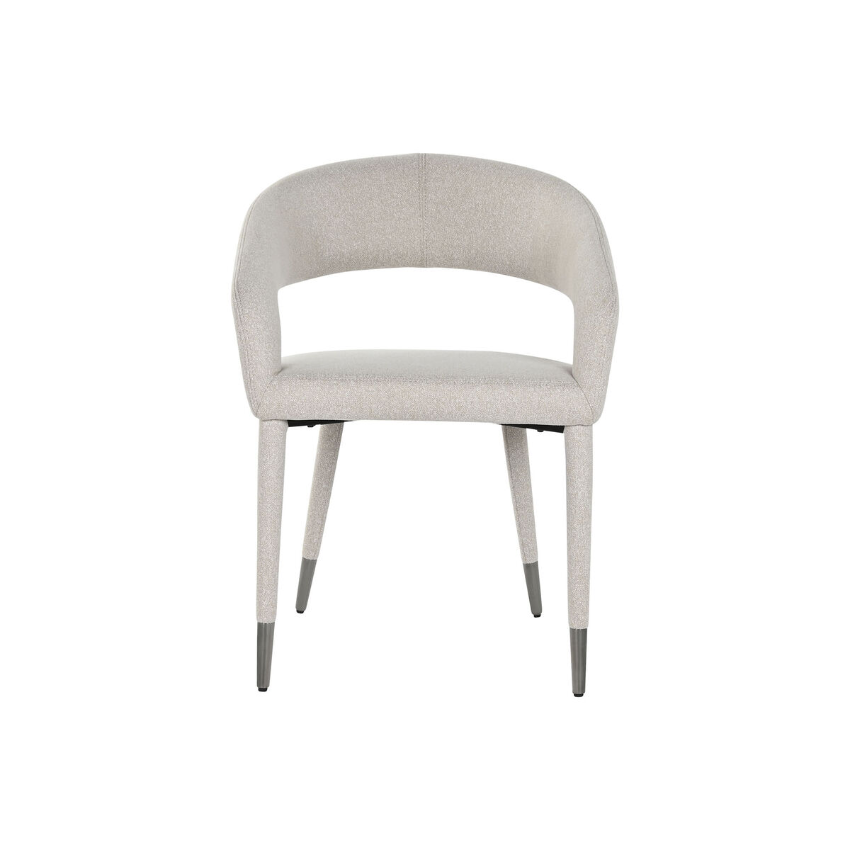 Matsalsstol Home ESPRIT Beige Polyester Metall 57,5 X 60 X 81 cm - 5