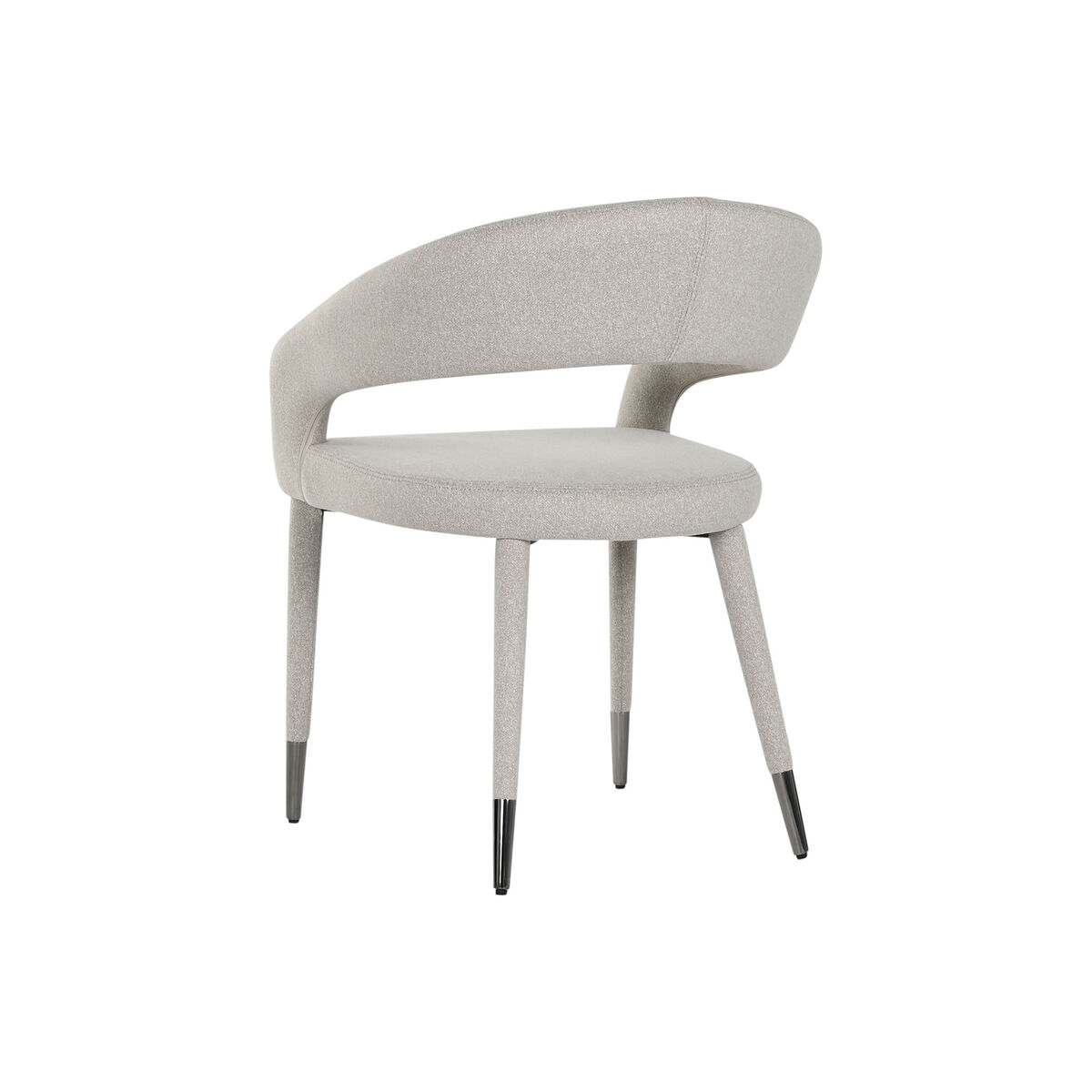 Matsalsstol Home ESPRIT Beige Polyester Metall 57,5 X 60 X 81 cm - 6