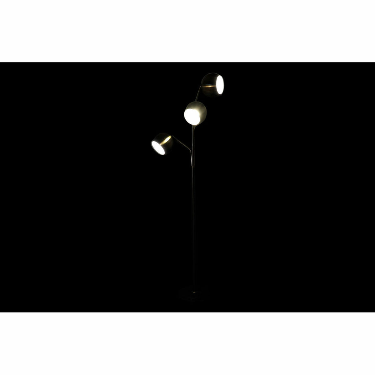 Golvlampa DKD Home Decor 35 x 25 x 167 cm Glas Gyllene Metall Transparent 220 V 50 W - 5