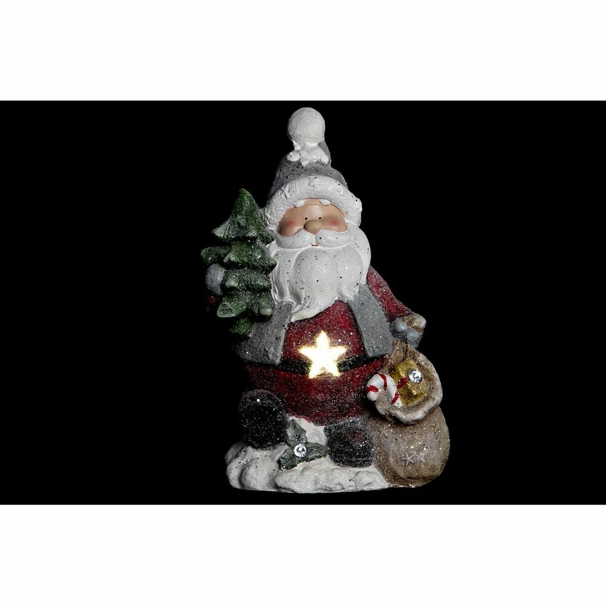 Julgranskula DKD Home Decor Tomte Magnesium (27 x 20 x 43 cm) (2 antal) - 2