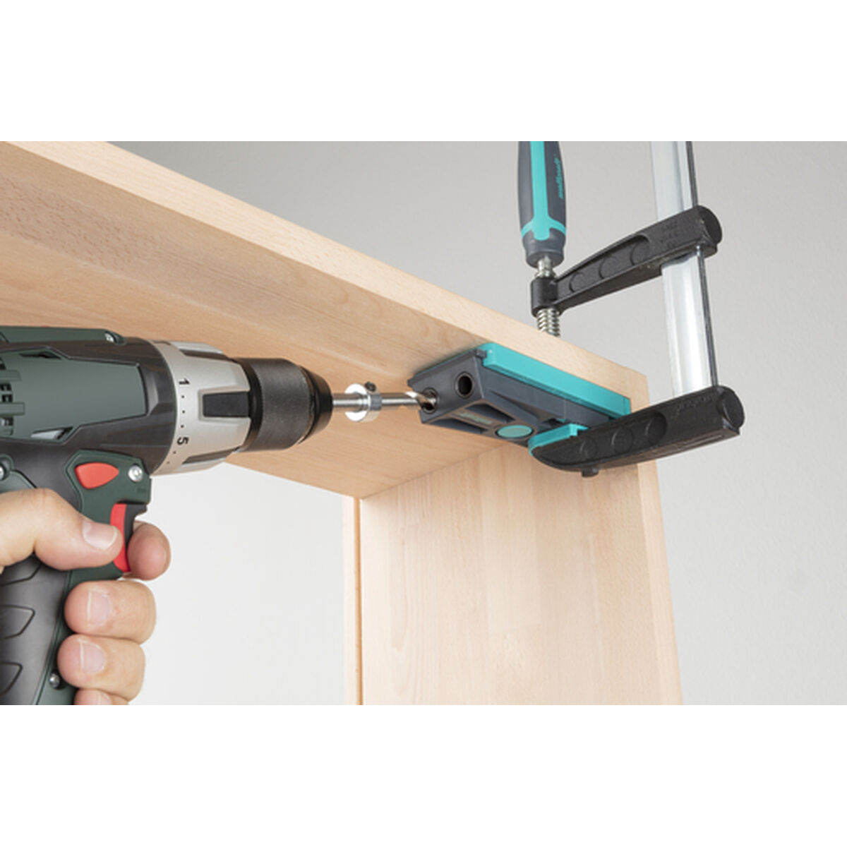 Wood assembly kit Wolfcraft undercover-jig PZ 4642000 55 Delar - 4