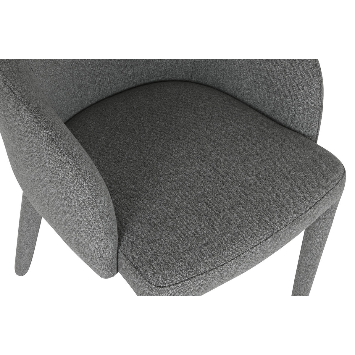 Matsalsstol Home ESPRIT Grå Polyester Metall 59 X 63 X 86 cm - 2