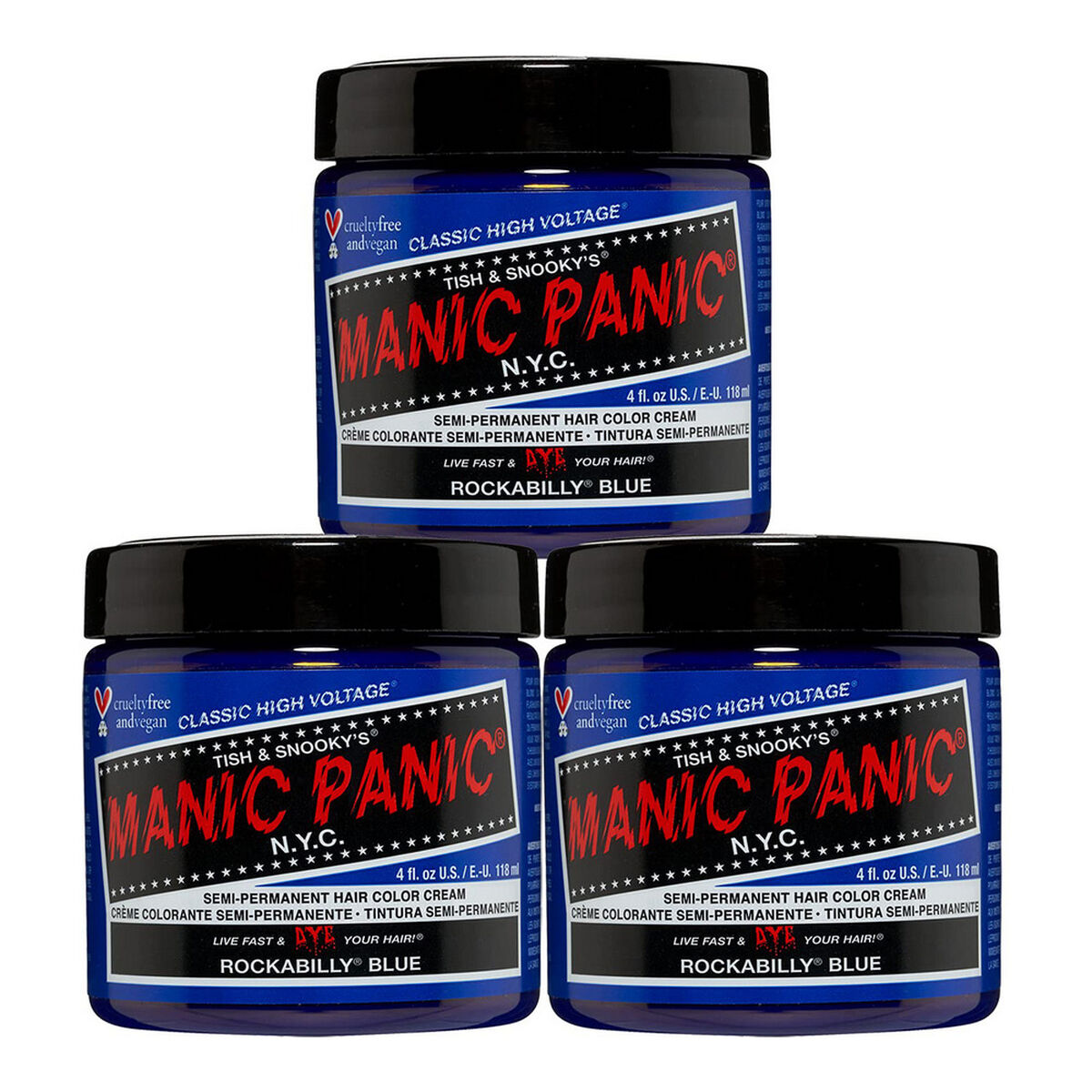 Permanent färg Classic Manic Panic Rockabilly Blue (118 ml) - 2