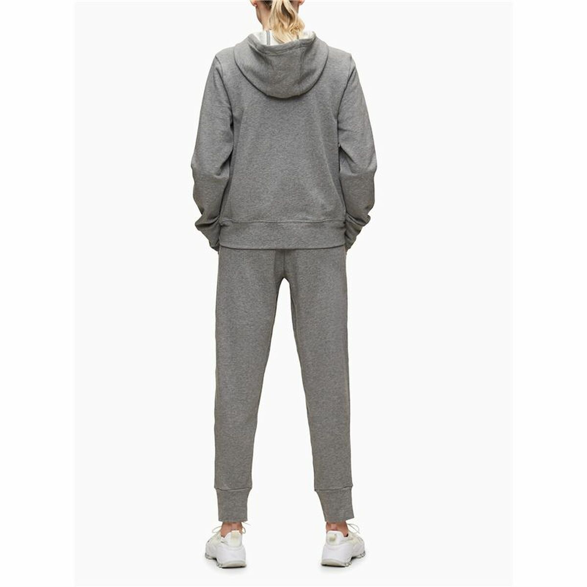 Sportjacka, Dam Calvin Klein Full Zip Mörkgrå - 4