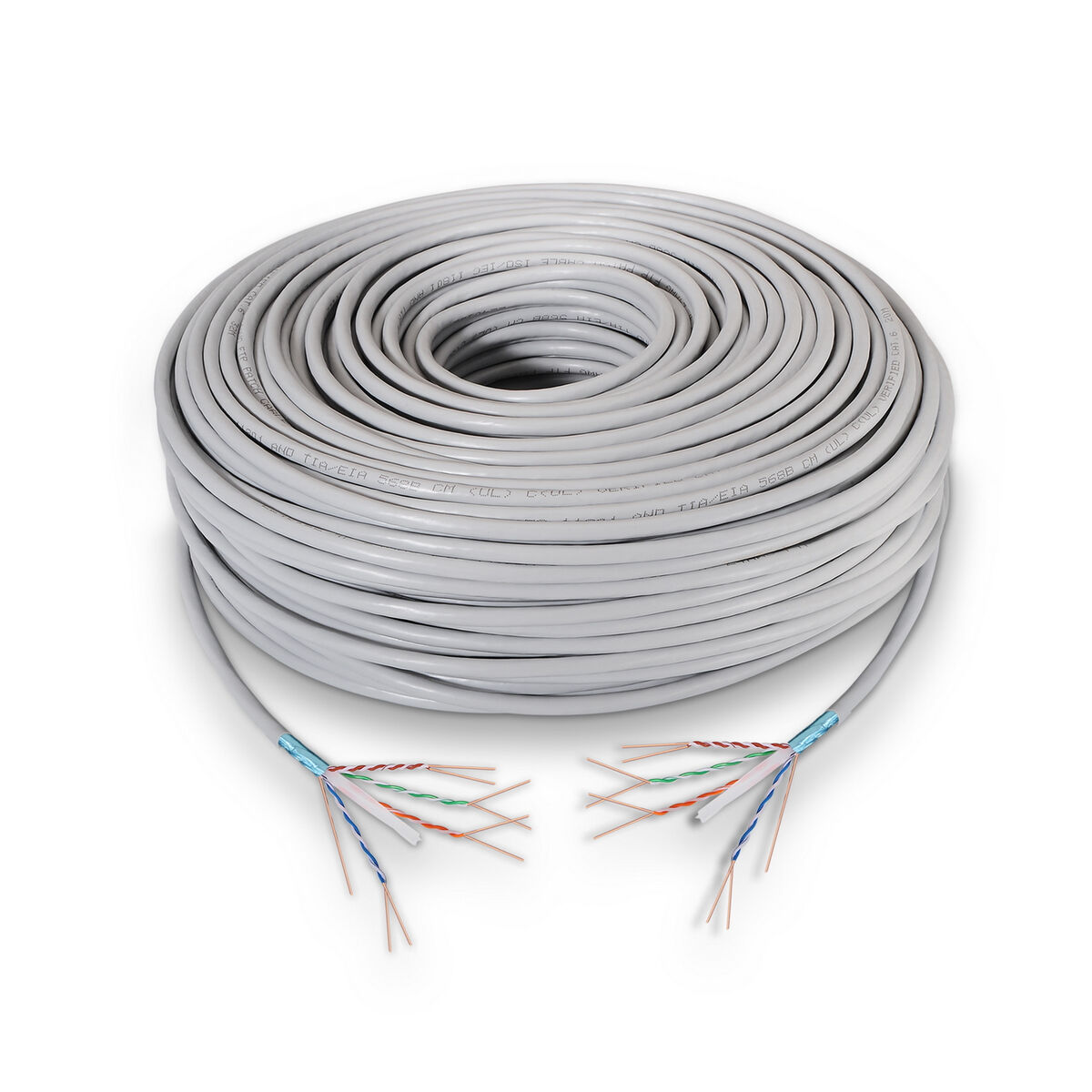 Nätkabel UTP Styv Kategori 6 Aisens A136-0282 Grå 305 m - 2