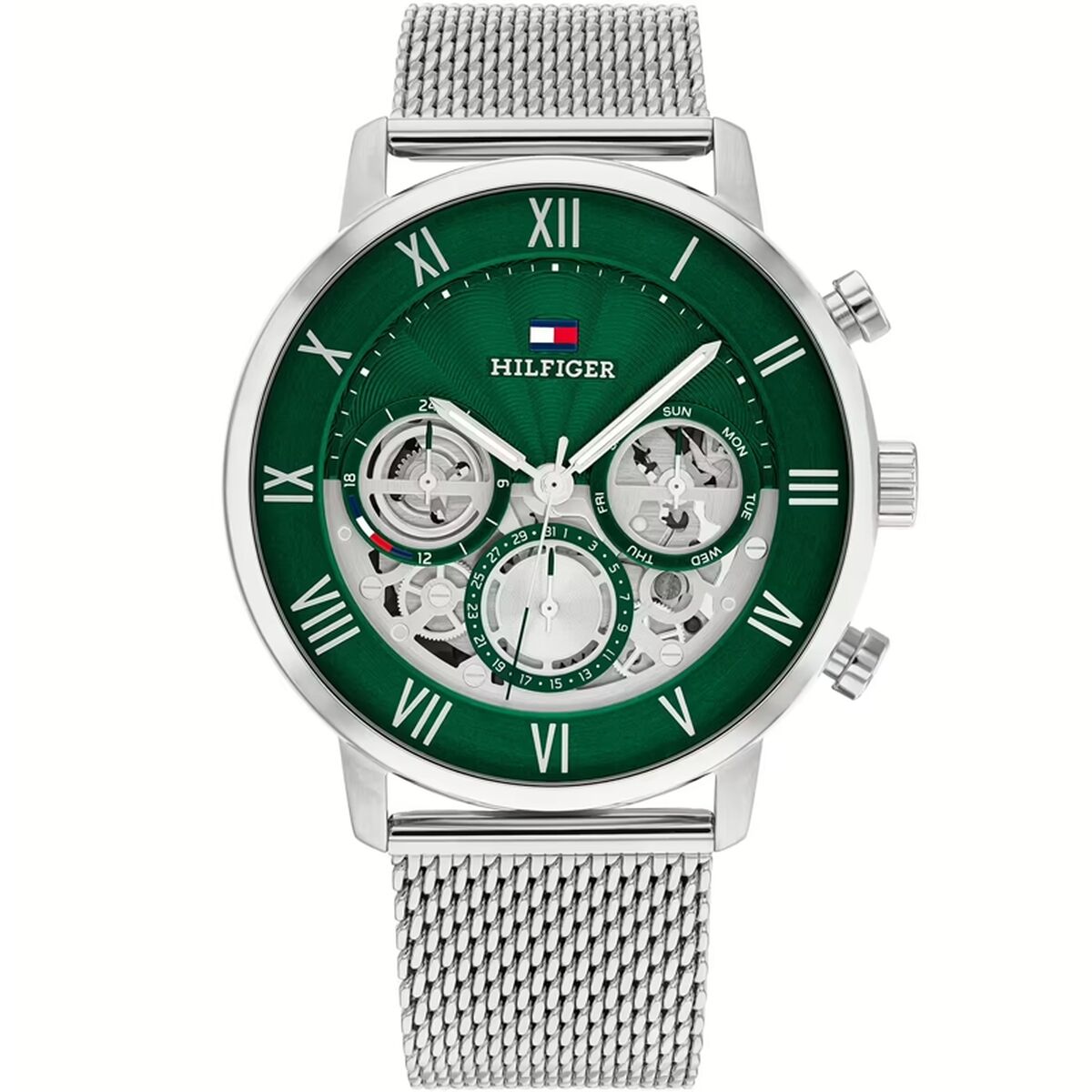 Herrklocka Tommy Hilfiger 1692189 Grön Silvrig