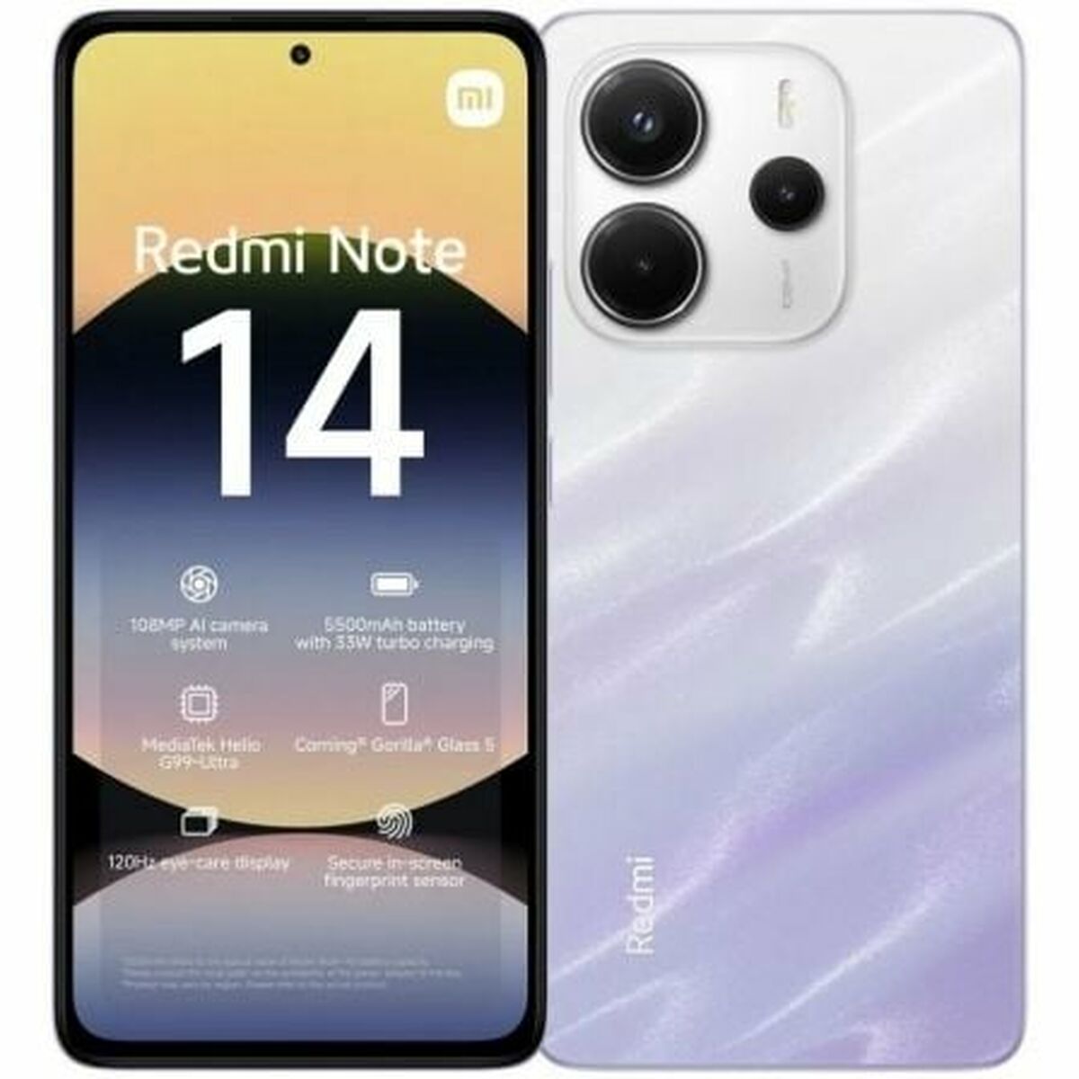 Smartphone Xiaomi MZB0IYIEU Octa Core 6 GB RAM 128 GB Violett 6,67"