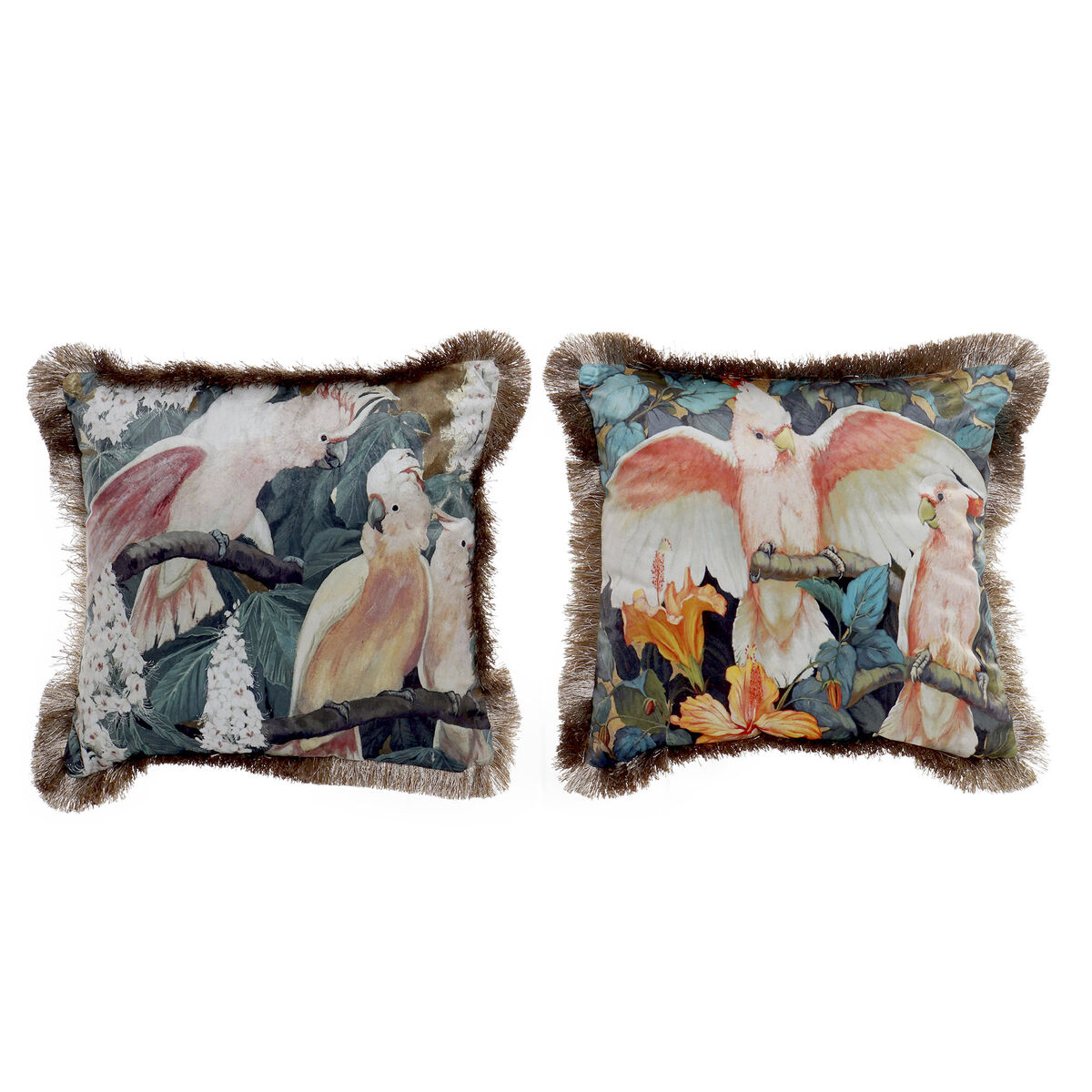 Kudde DKD Home Decor Fyrkantig Orientalisk Frans 45 x 10 x 45 cm (2 antal) - 4