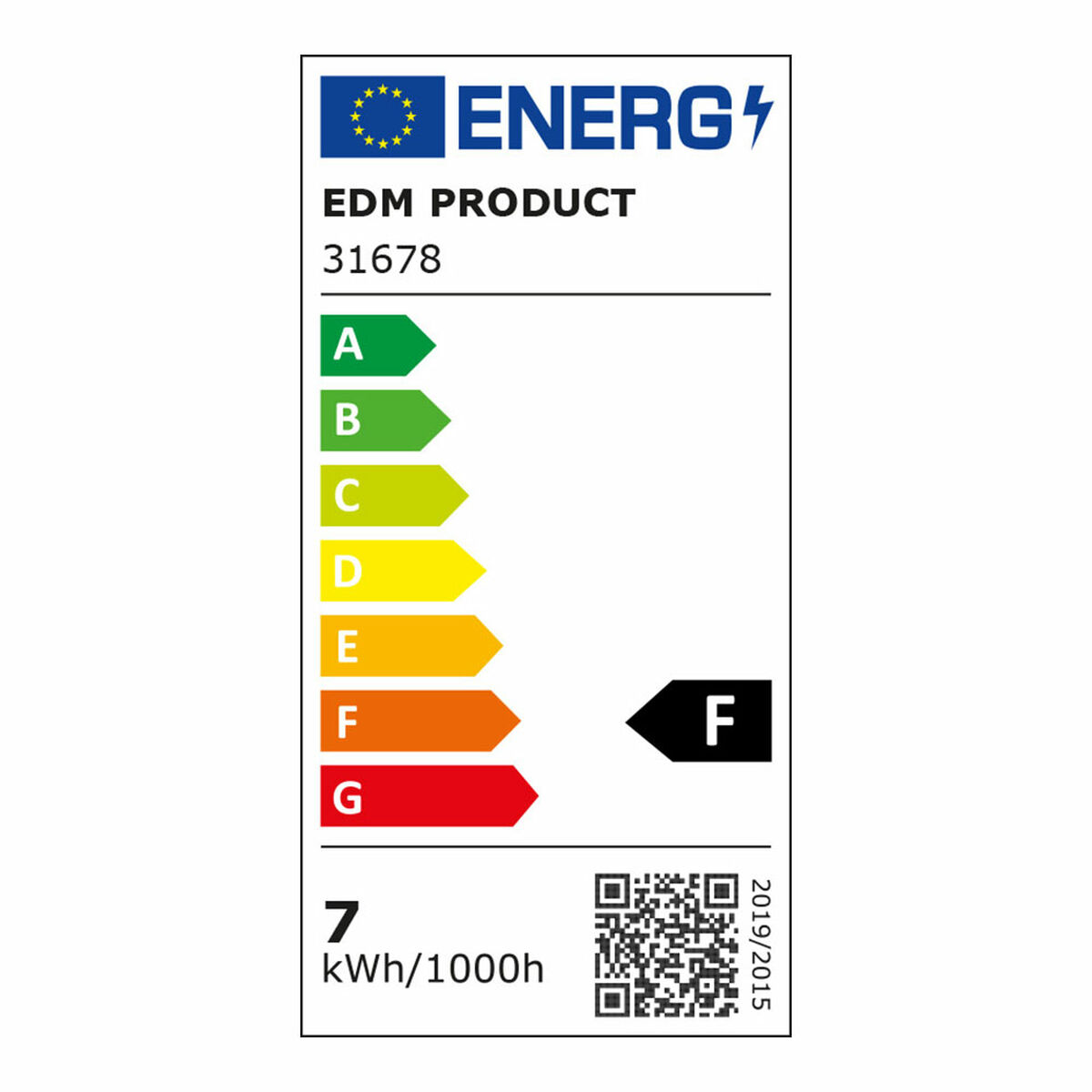 LED Tub EDM 31678 A F 7 W 480 Lm LED (6500 K) (6400 K) - 8