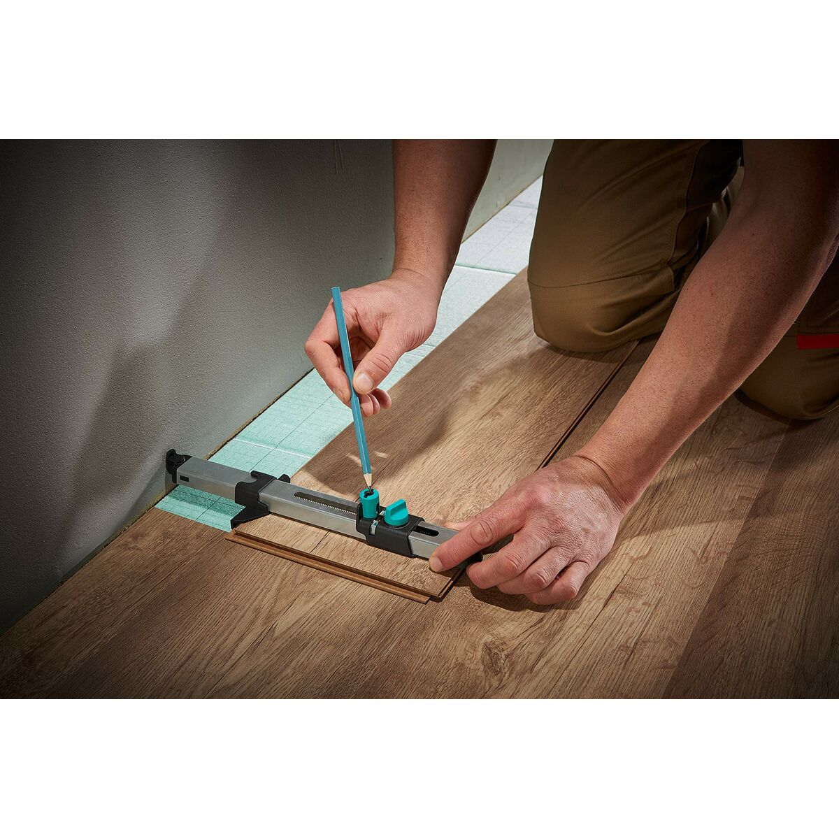 Set för justering av laminat- och designgolv Wolfcraft 6976000 - 4