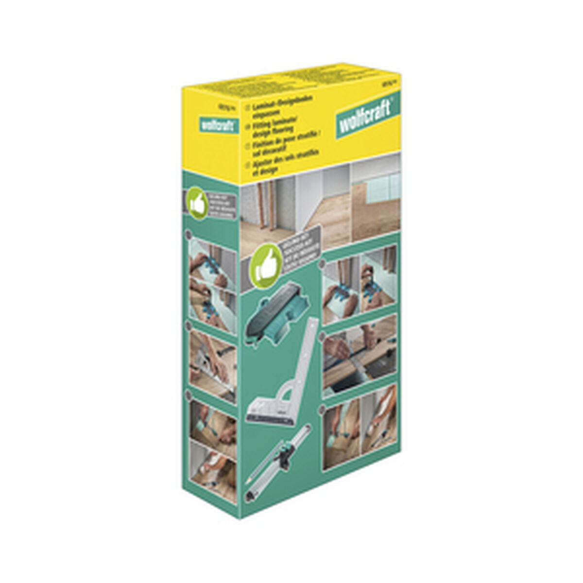 Set för justering av laminat- och designgolv Wolfcraft 6976000 - 12