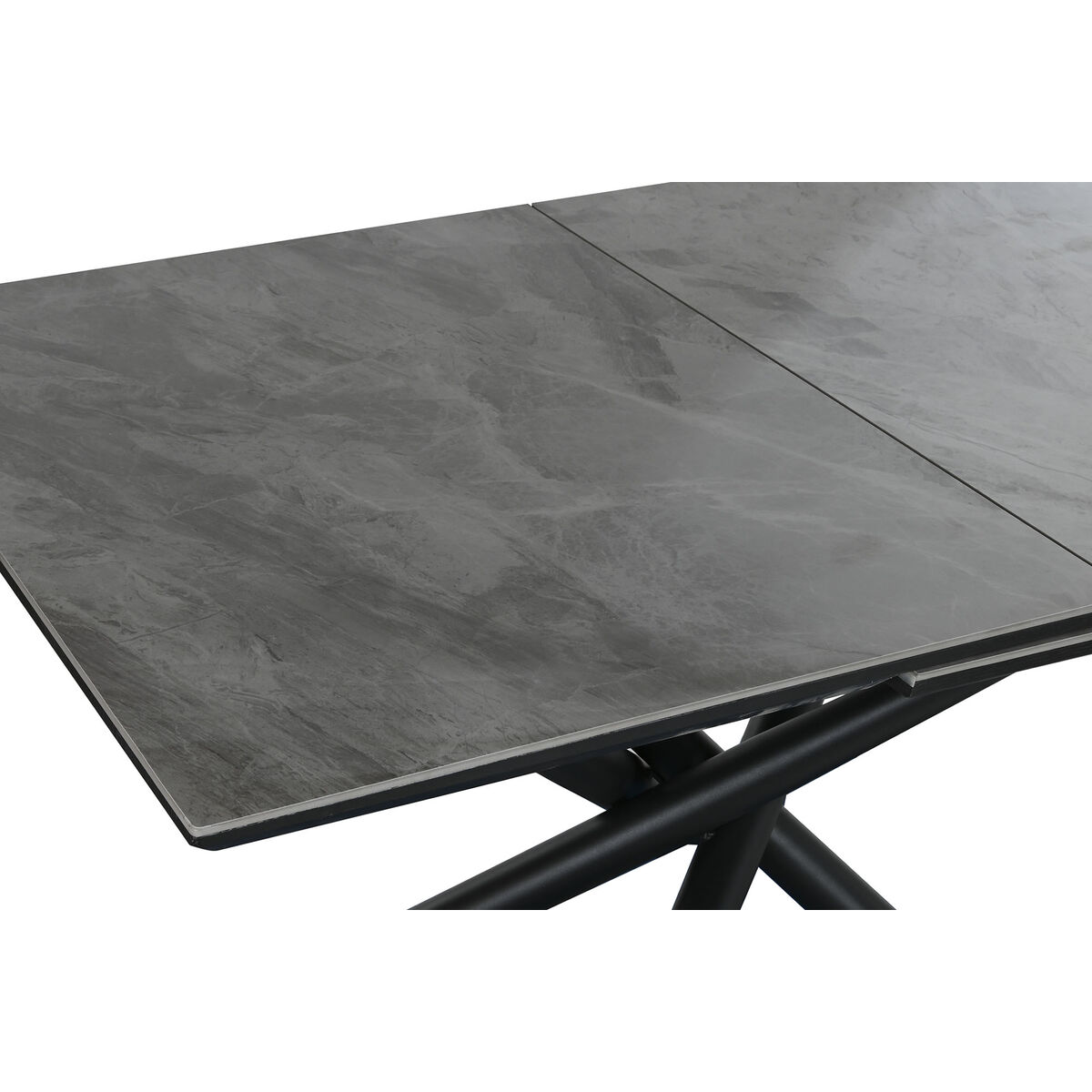 Matsalsbord Home ESPRIT Svart Grå Metall Keramik 160 x 90 x 76 cm - 2