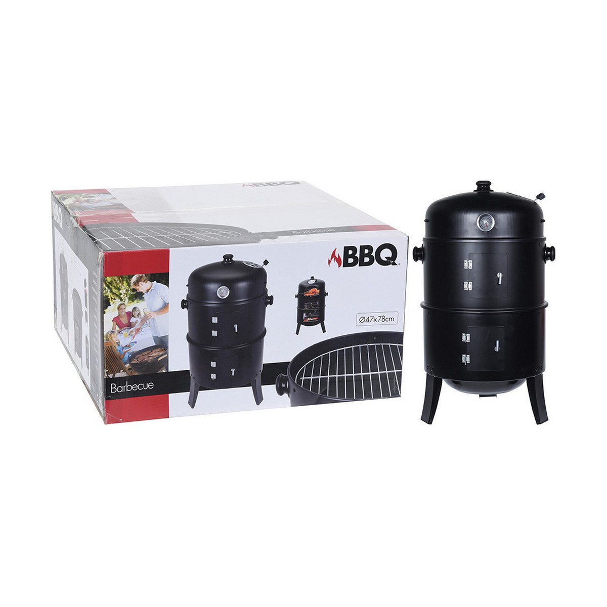 Grill Svart Ø 47 x 78 cm - 6