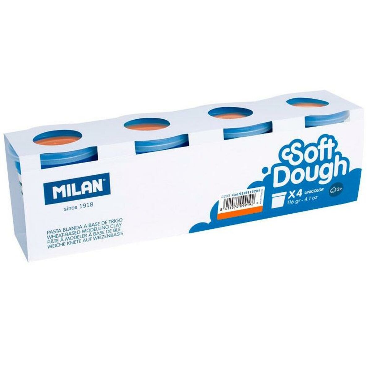 Modelllera Milan Soft Dough Orange 116 g