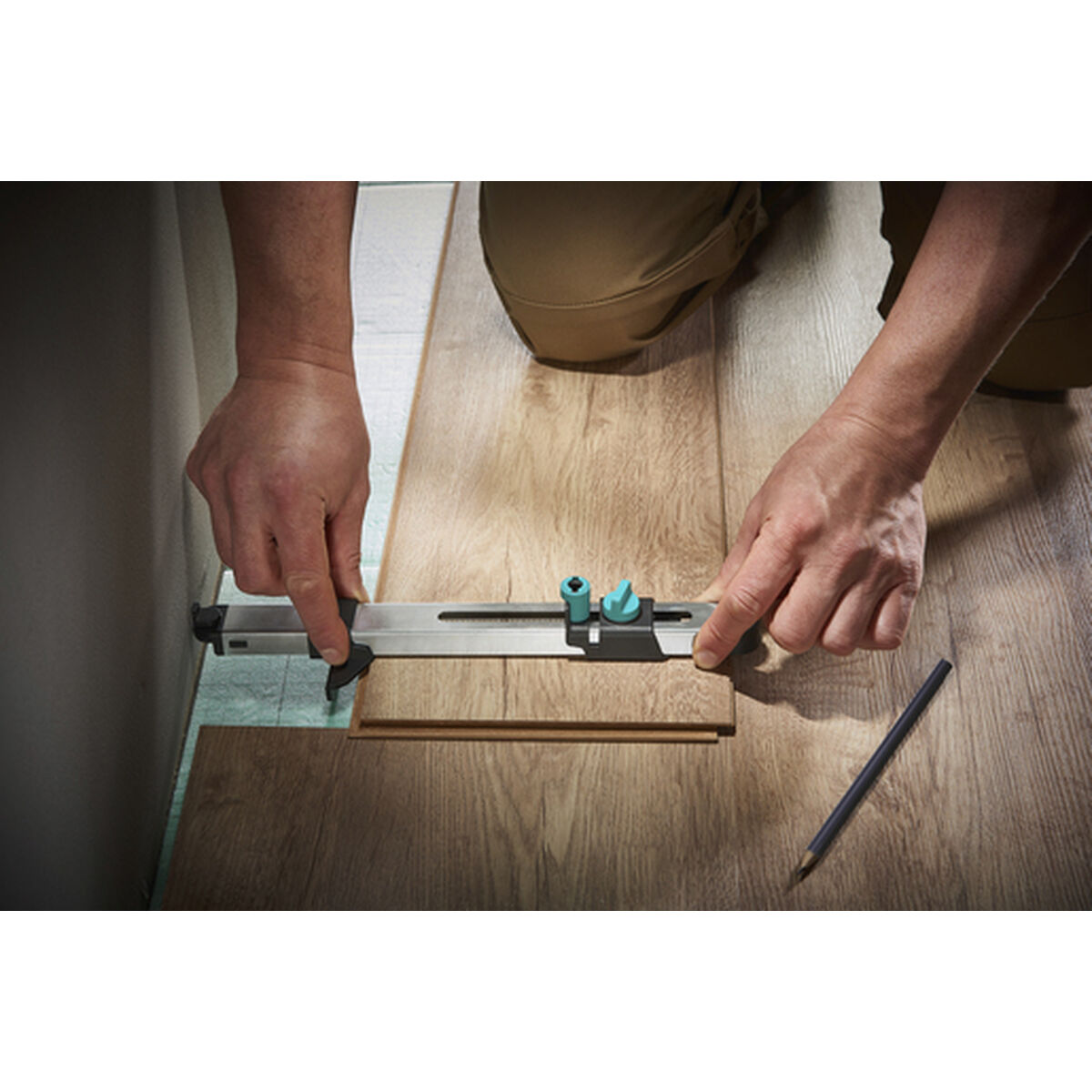 Set för justering av laminat- och designgolv Wolfcraft 6952000 - 5