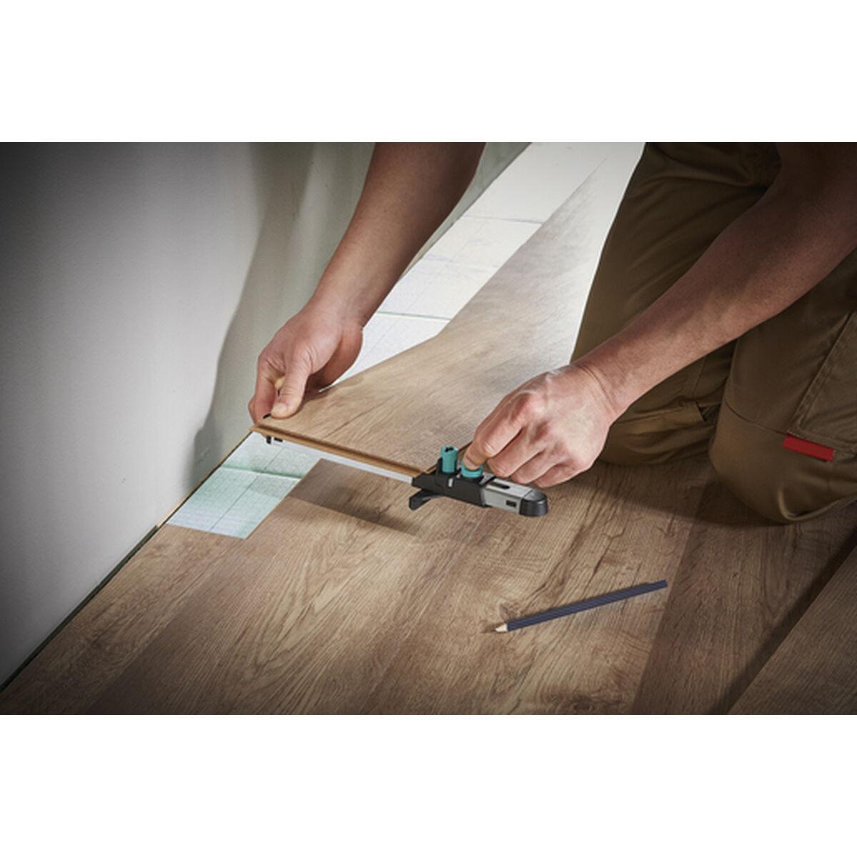 Set för justering av laminat- och designgolv Wolfcraft 6952000 - 6