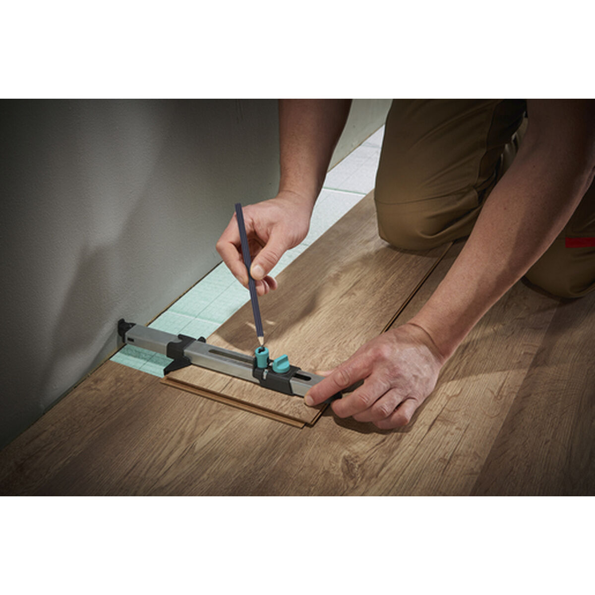 Set för justering av laminat- och designgolv Wolfcraft 6952000 - 4
