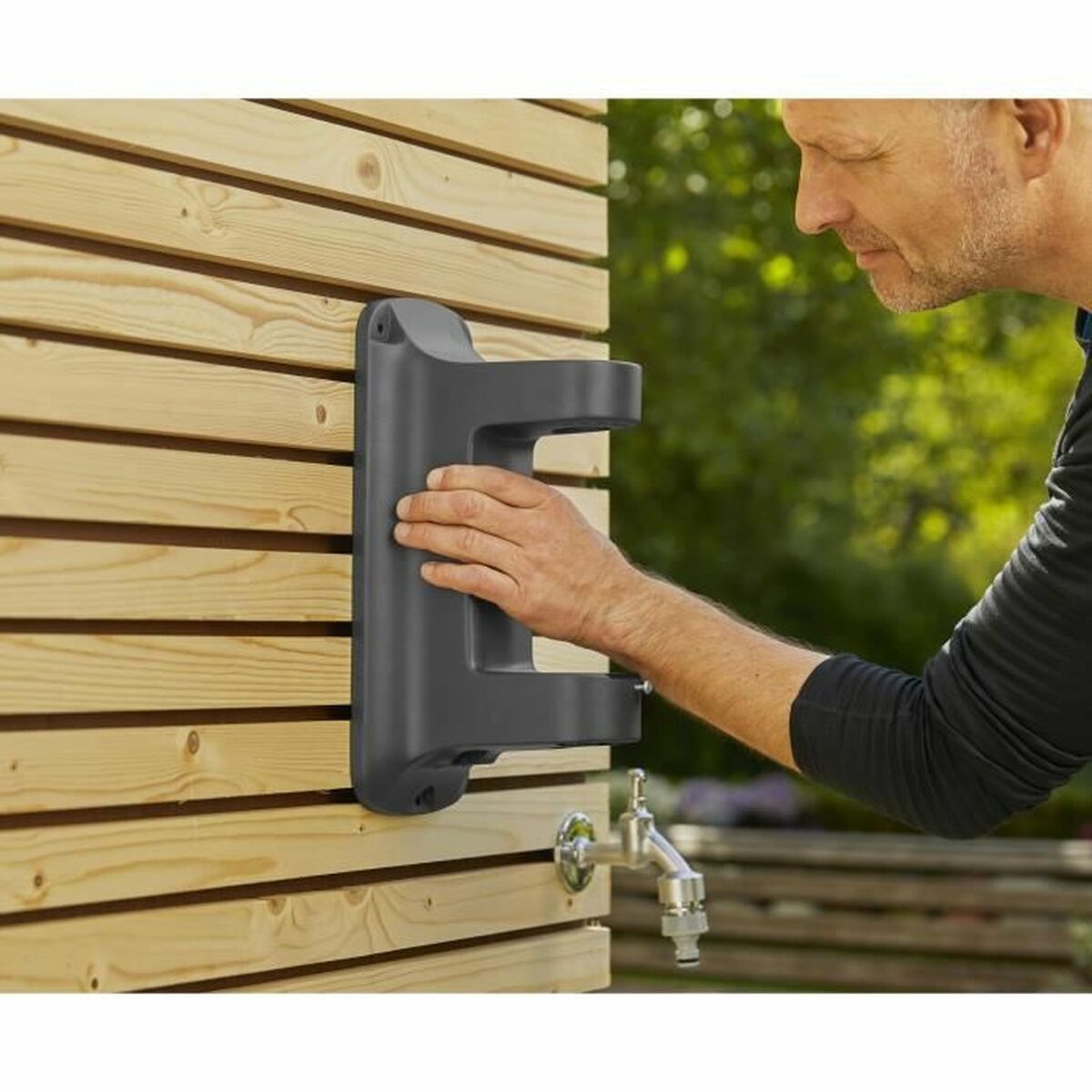 Slangvinda Gardena RollUp L Automatisk Vägg 30 m Ø 13 mm - 2