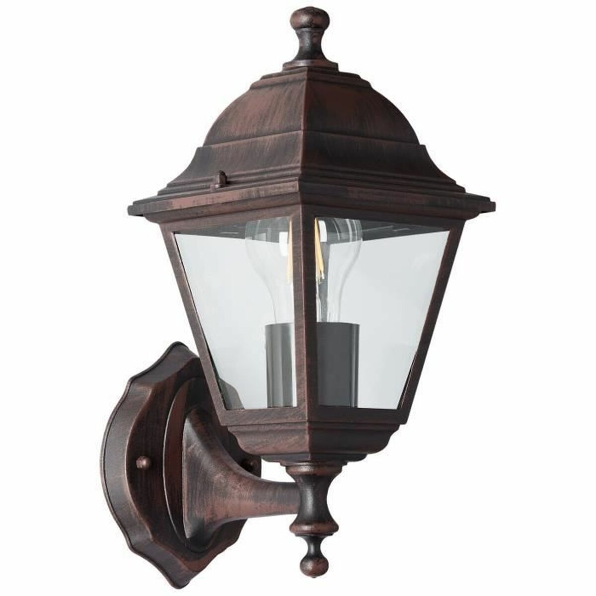 Trädgårdslampa Brilliant Nissie Orange Svart oxid 60 W E27 Extern - 2