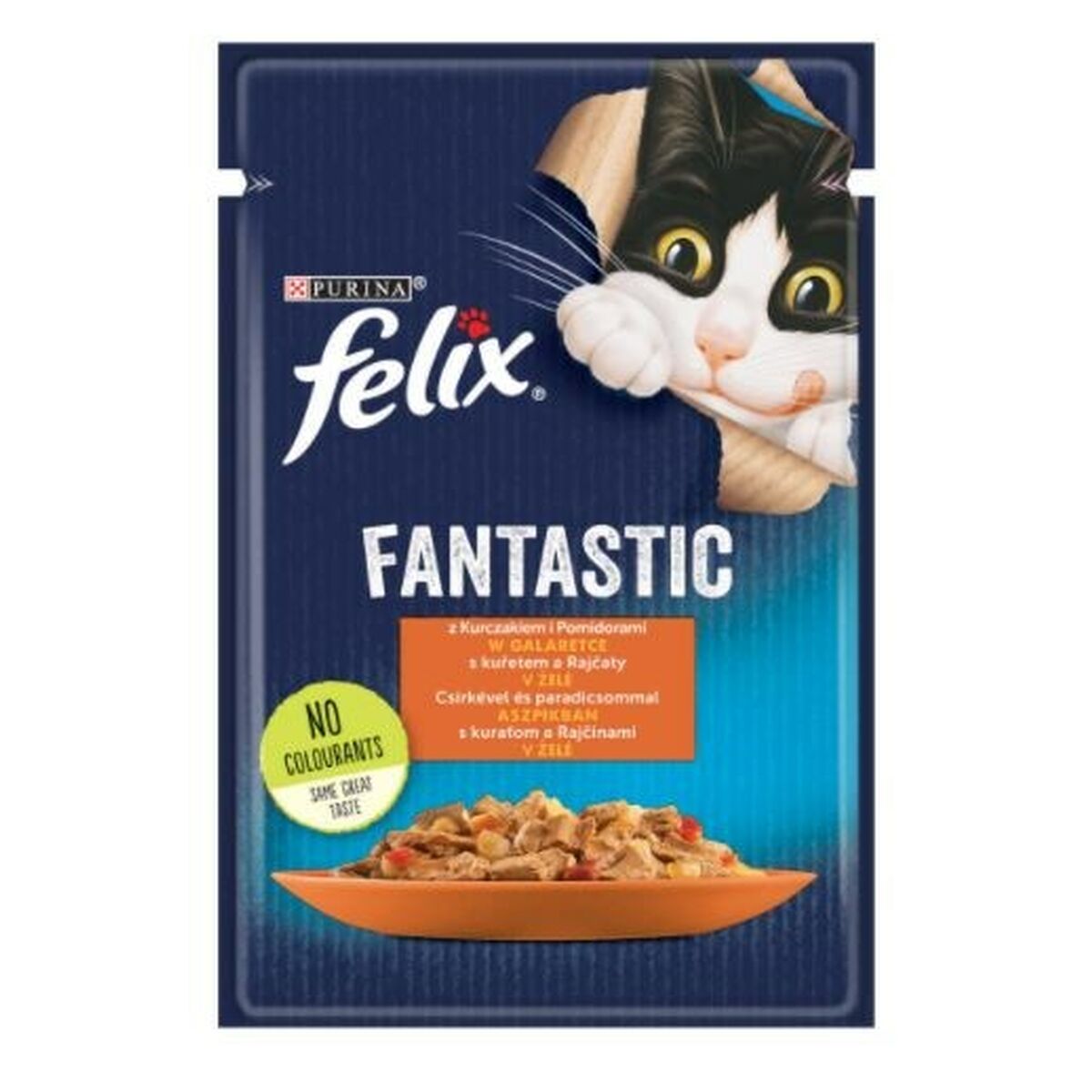 Kattmat Purina Fanstastic Kyckling Tomat 85 g