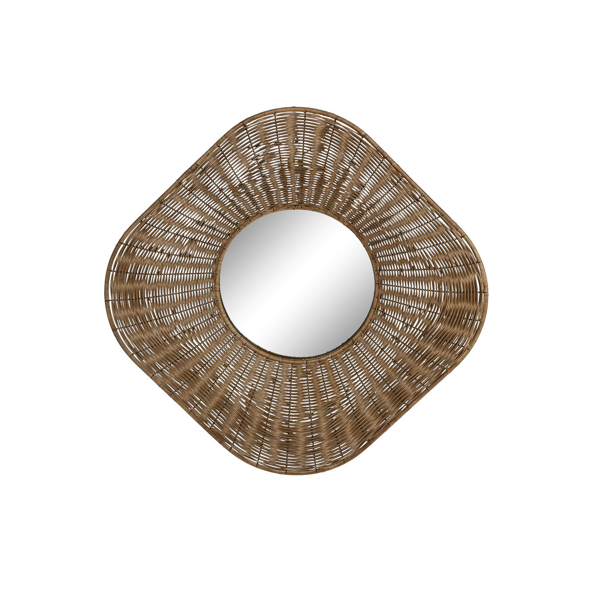 Väggspegel Home ESPRIT Bali 102 X 13,5 X 102 cm