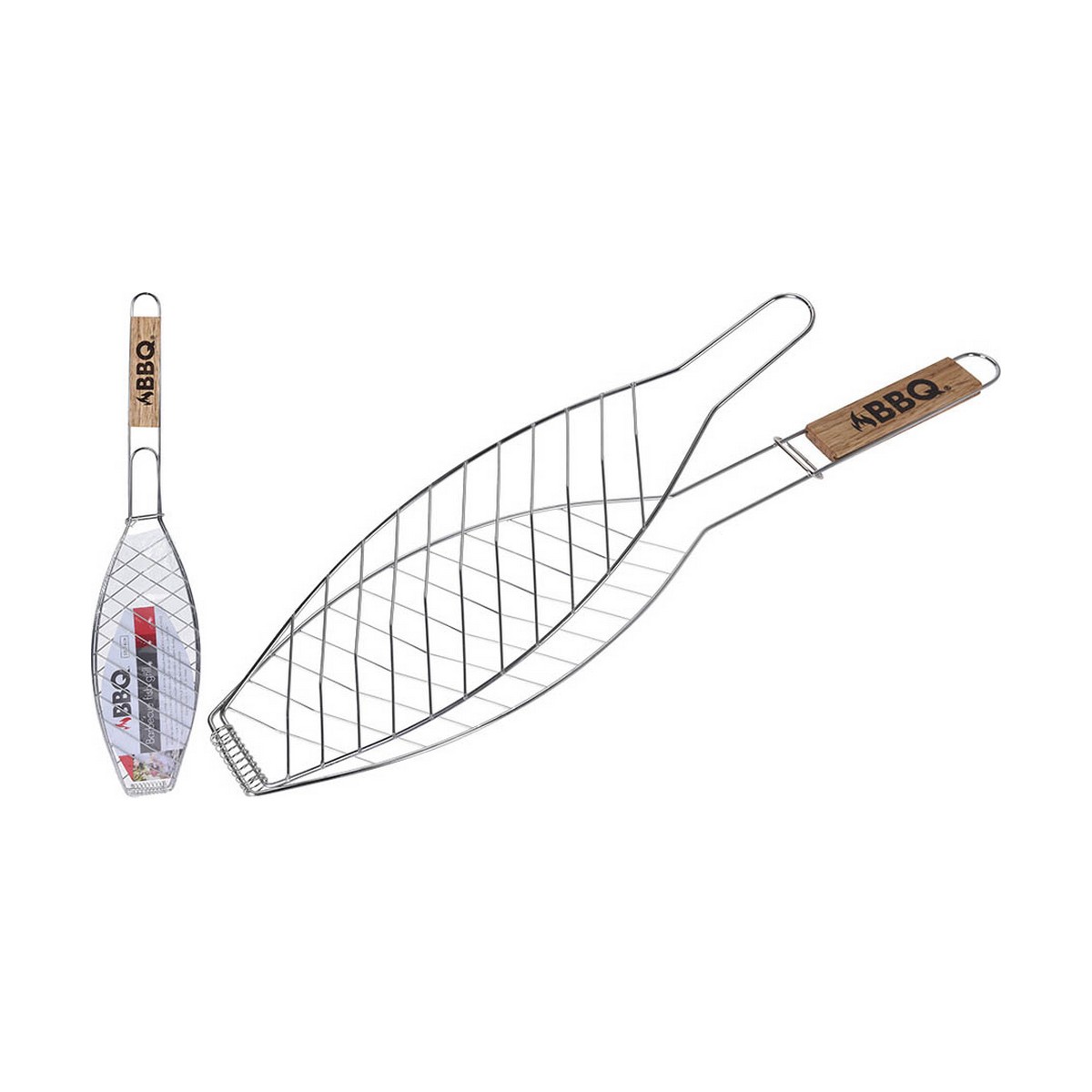 Grill för fisk Rostfritt stål (14 x 58 cm) - 2