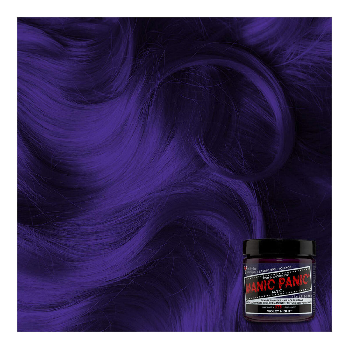 Permanent färg Classic Manic Panic Violet Night (118 ml) - 5
