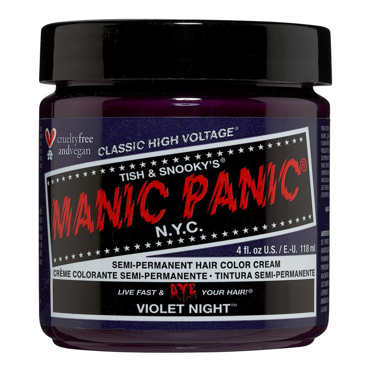 Permanent färg Classic Manic Panic Violet Night (118 ml)