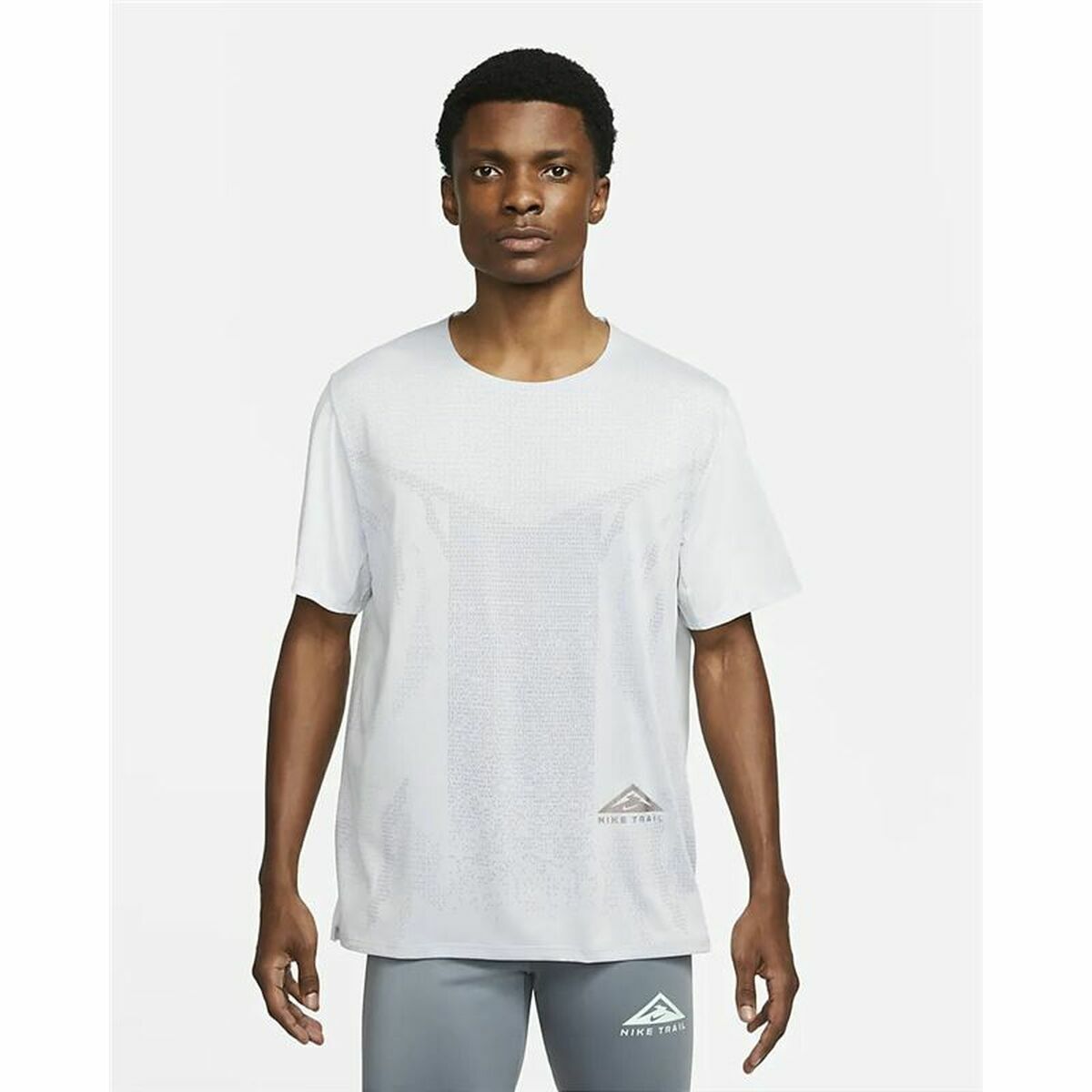 T-shirt med kortärm Herr Nike Dri-FIT Rise 365 Vit - 2