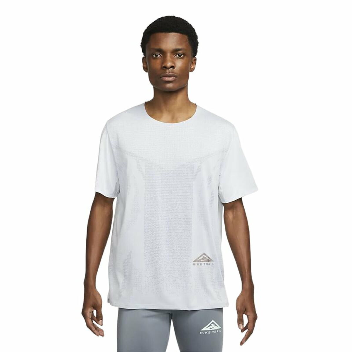 T-shirt med kortärm Herr Nike Dri-FIT Rise 365 Vit
