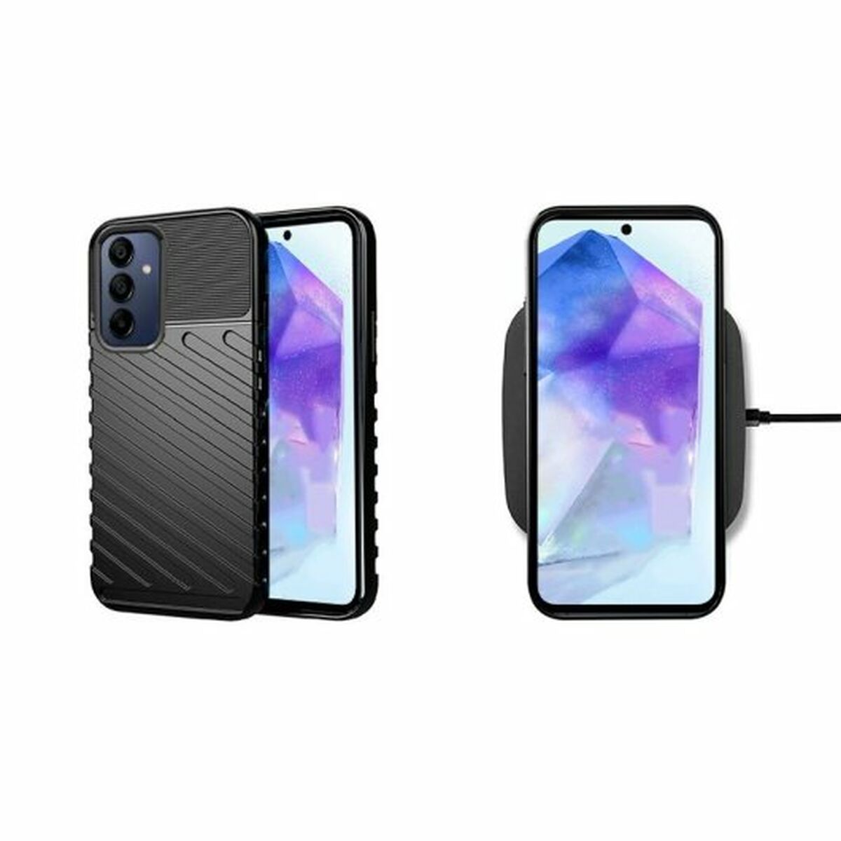 Mobilfodral Cool Galaxy A55 Svart Samsung - 4