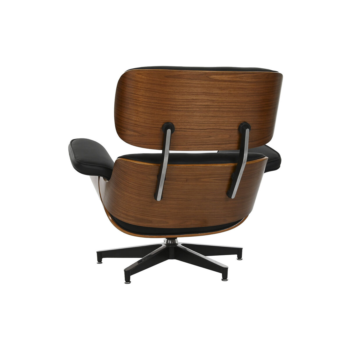 Fåtölj Home ESPRIT Svart Valnöt 89 X 87 X 79 cm - 3