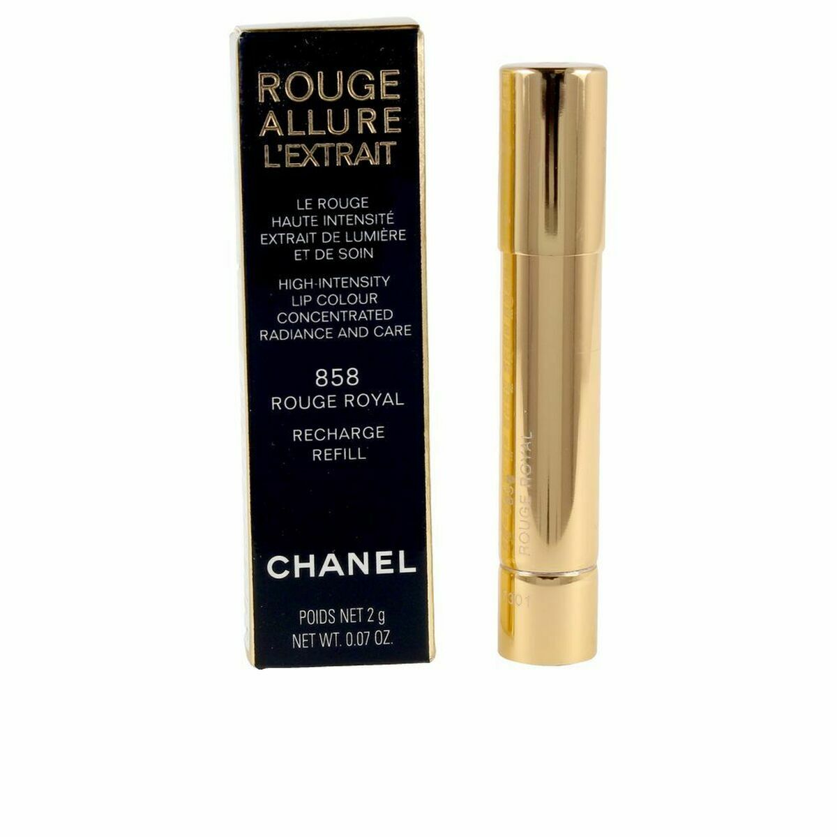 Läppstift Chanel Rouge Allure L´Extrait Rouge Royal 858 Påfyllning - 4
