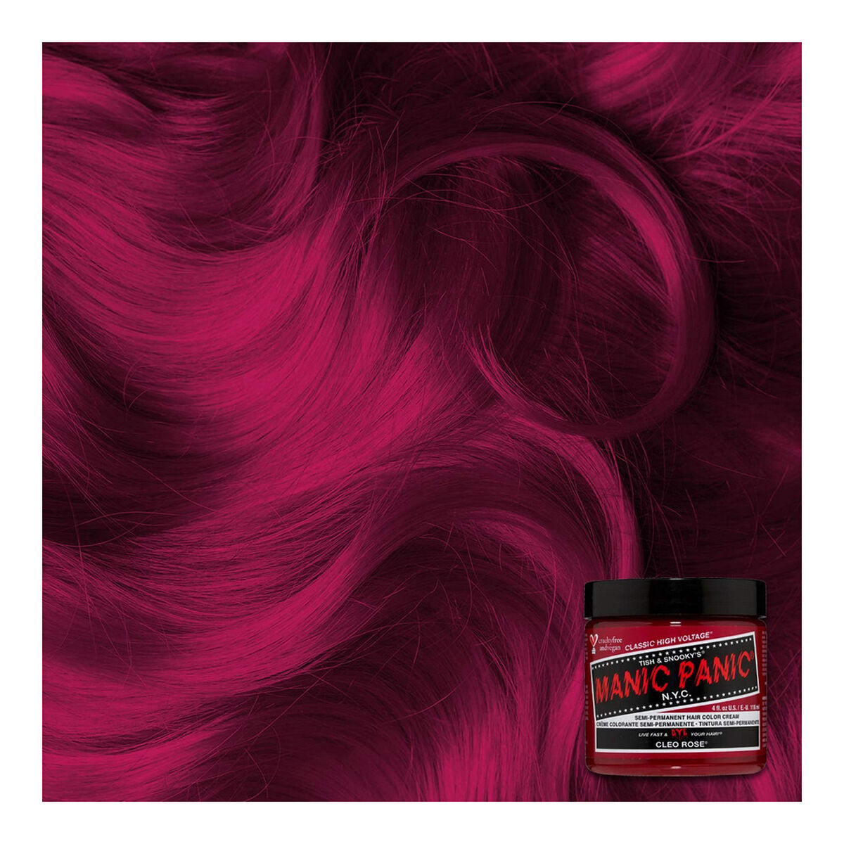 Permanent färg Classic Manic Panic Cleo Rose (118 ml) - 3
