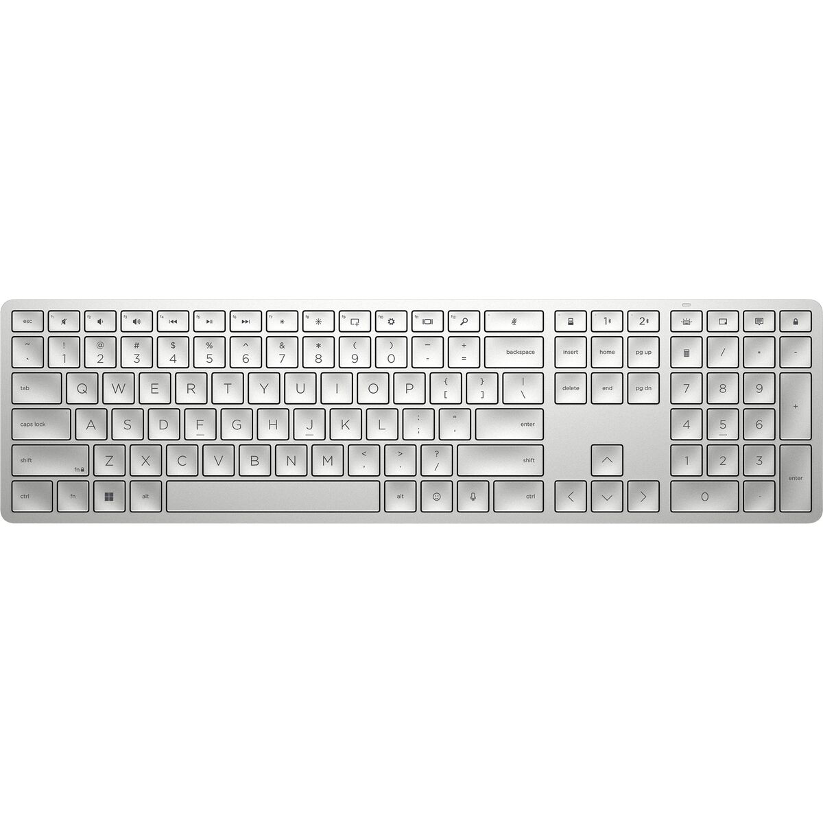 Trådlöst Tangentbord HP 3Z729AA Silvrig - 2