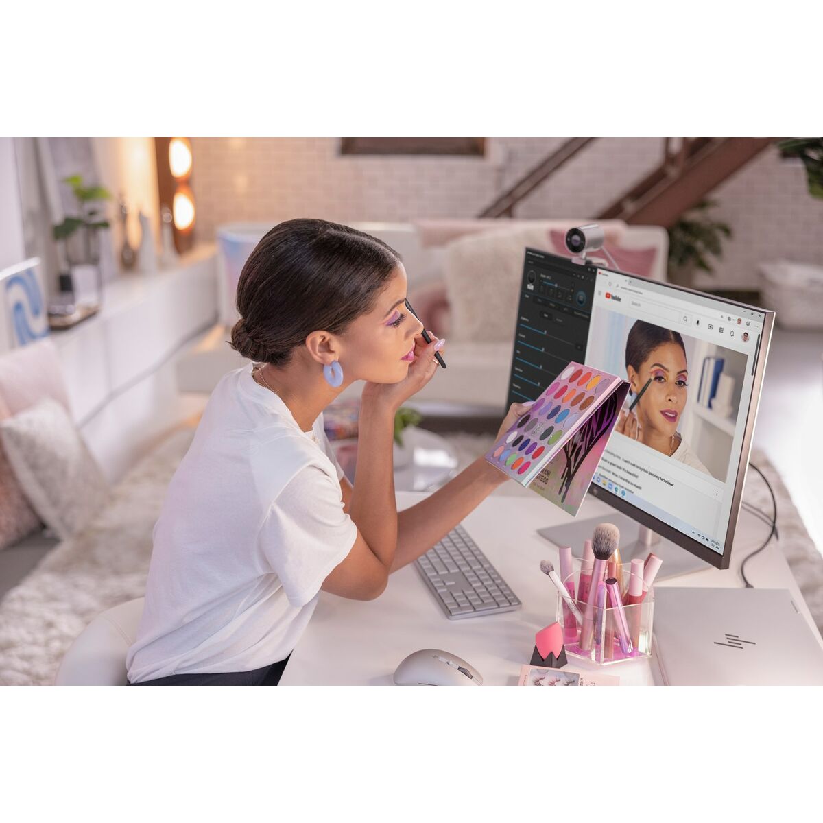 Trådlöst Tangentbord HP 3Z729AA Silvrig - 11