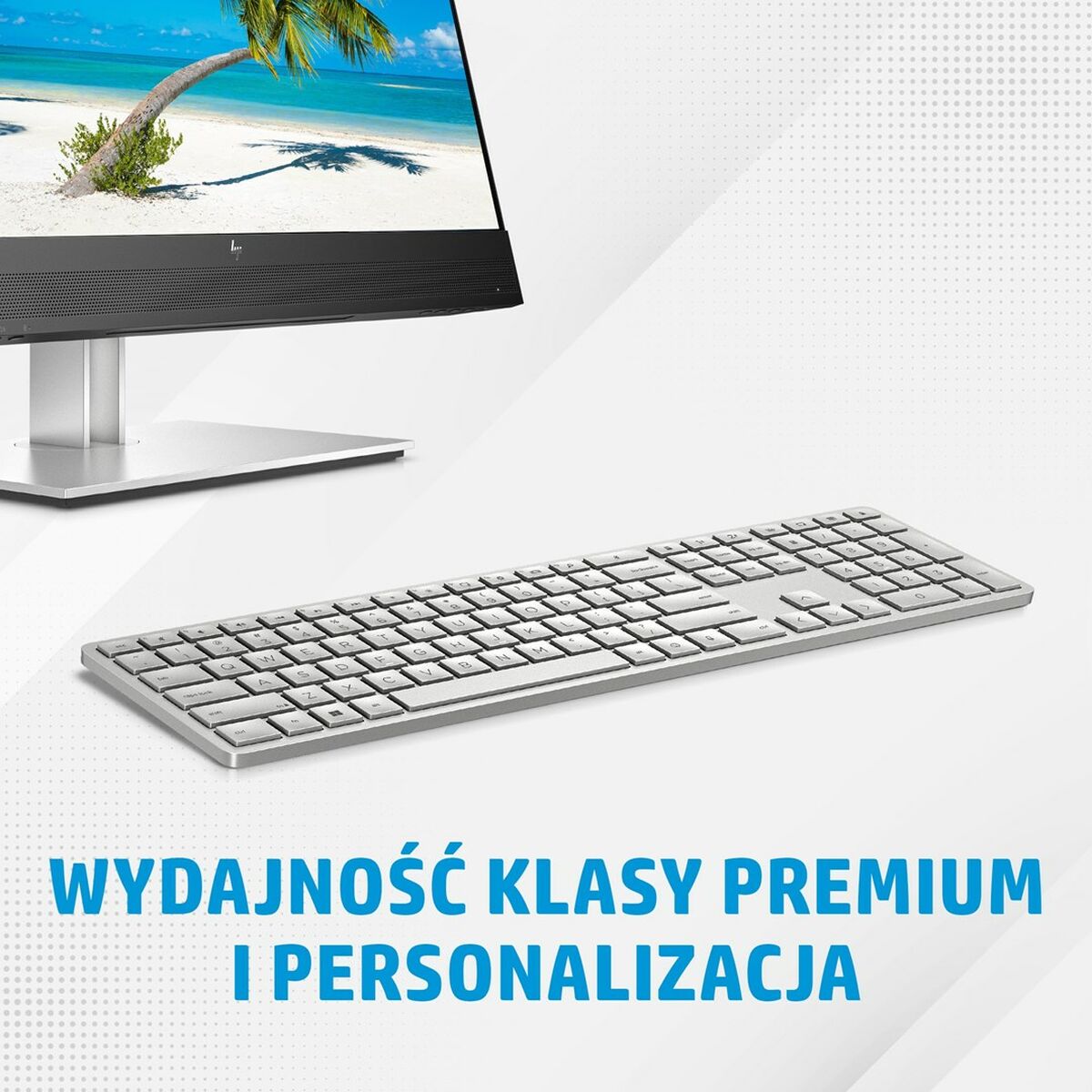 Trådlöst Tangentbord HP 3Z729AA Silvrig - 8