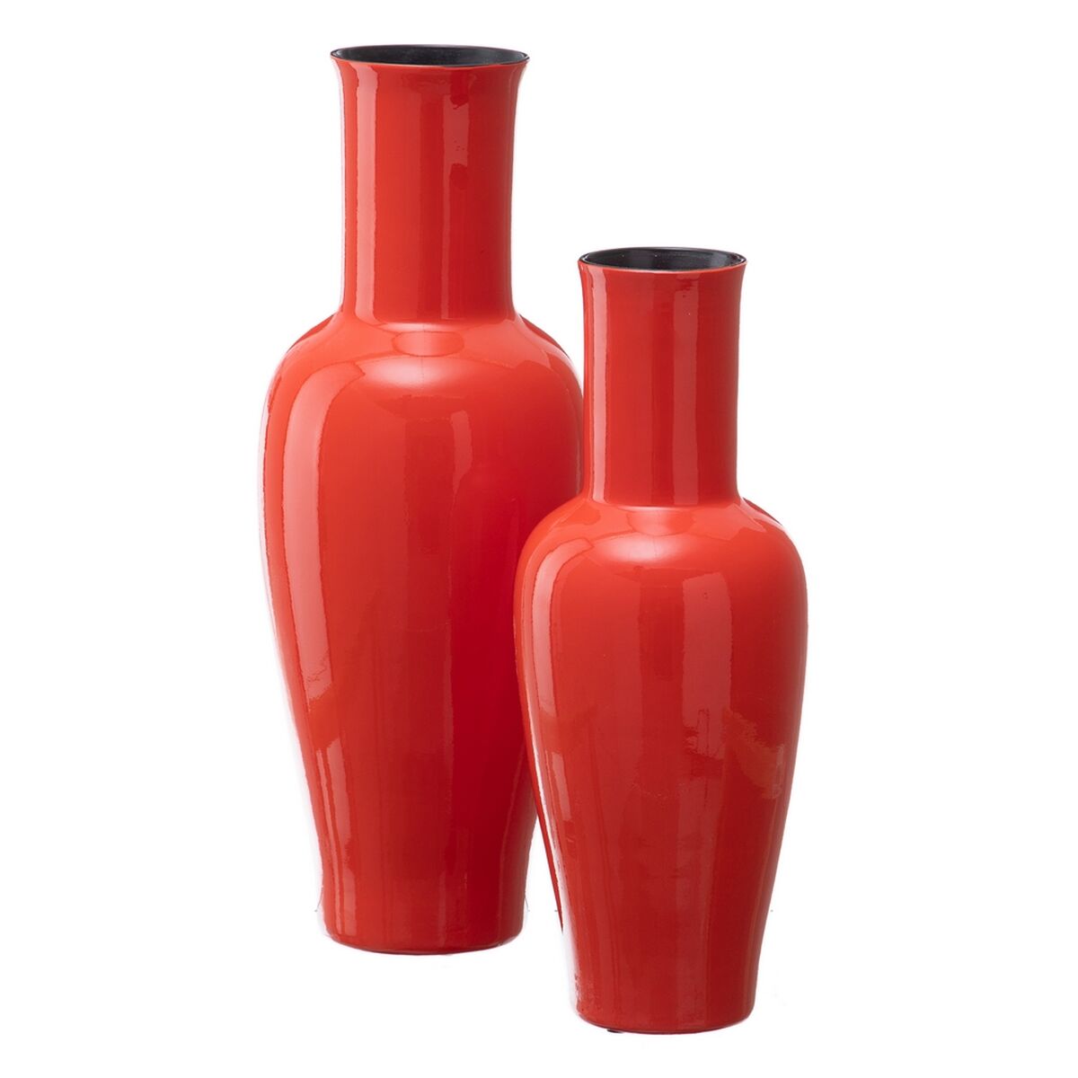 Vas 18 x 18 x 46,5 cm Keramik Orange - 7