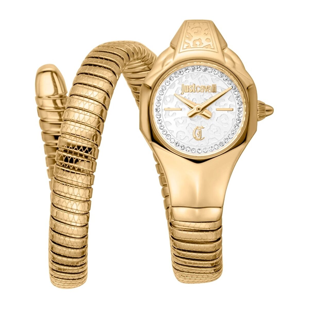 Damklocka Just Cavalli SNAKE Gyllene (Ø 22 mm)