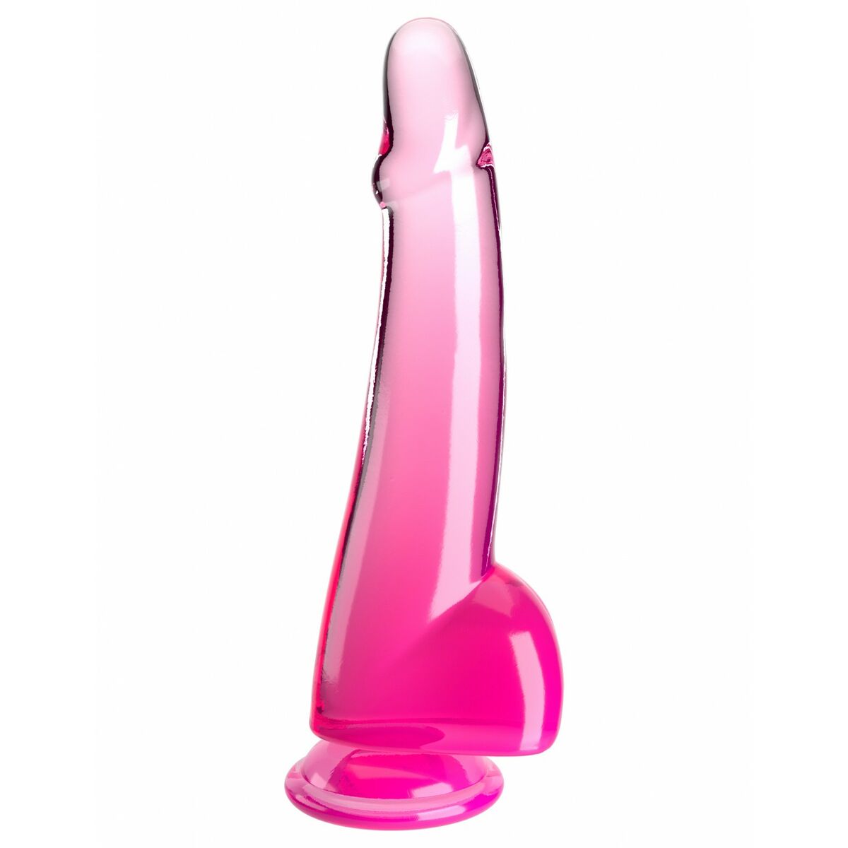 Realistisk dildo Pipedream - King Cock Rosa