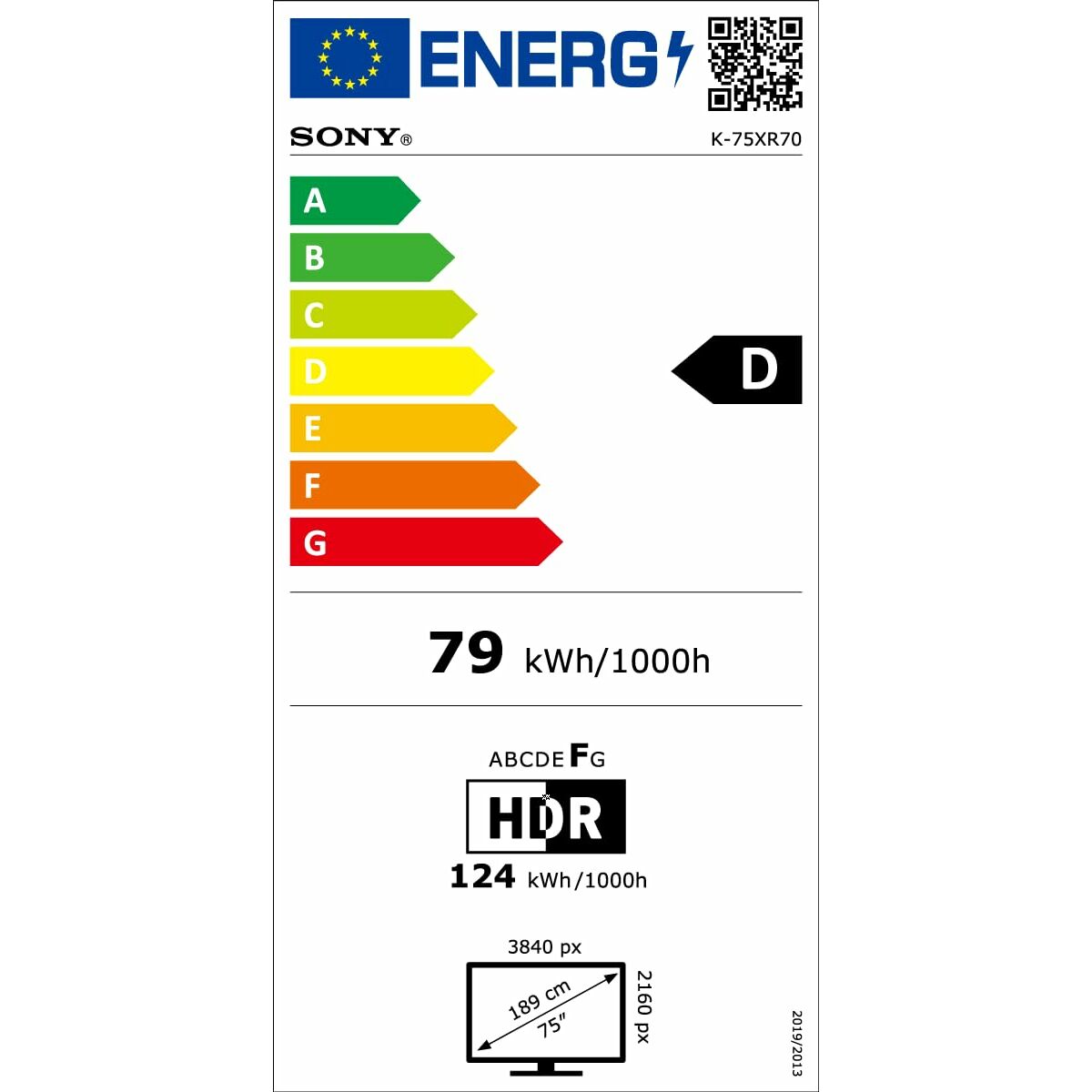 Smart TV Sony K75XR70 4K Ultra HD 75" LED HDR - 3