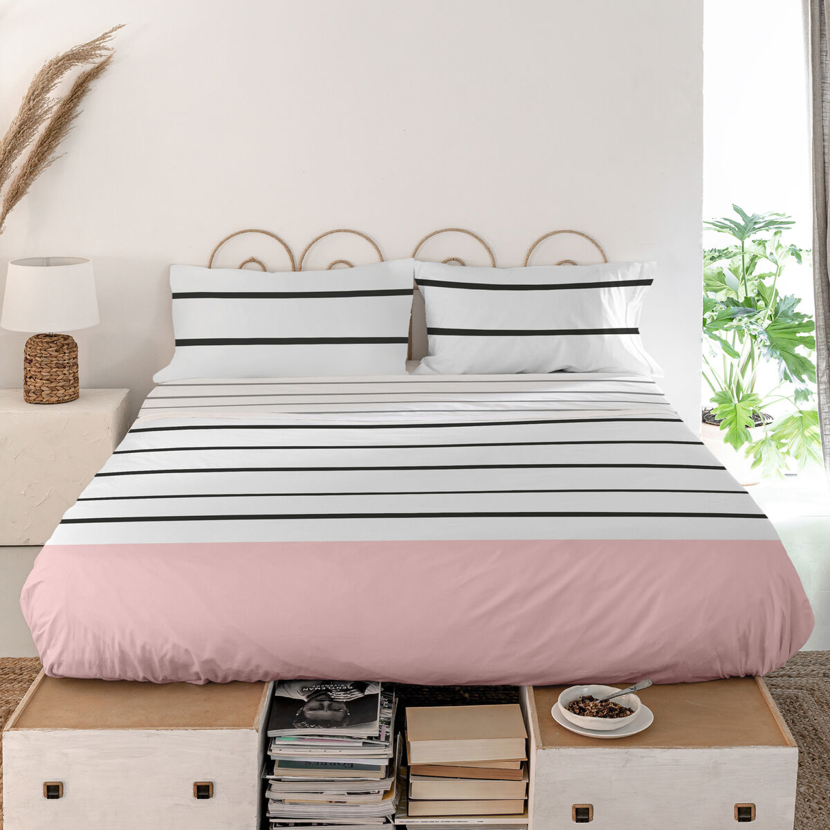 Överlakan HappyFriday Blanc Blush Multicolour 260 x 270 cm - 5
