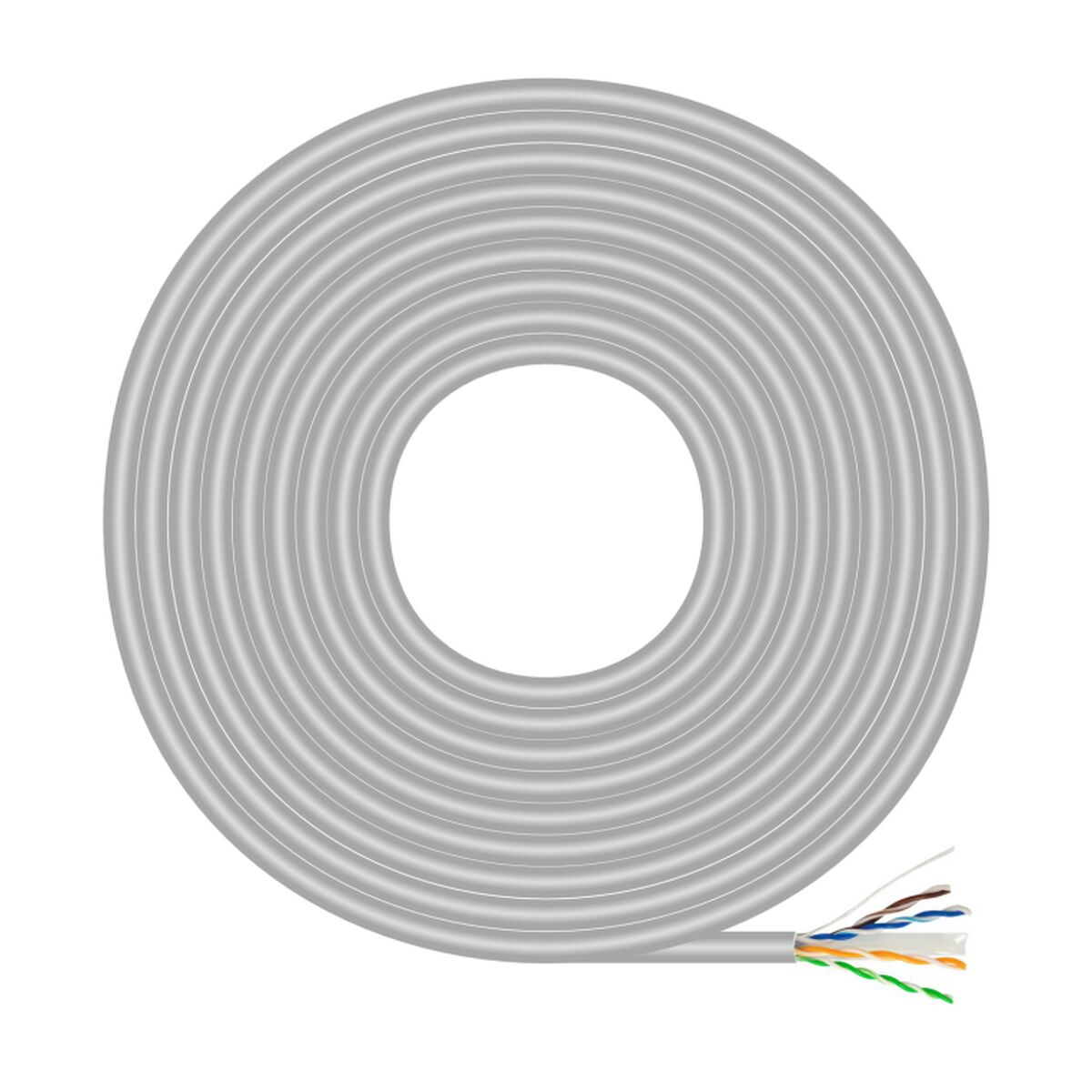 Kabel RJ45 Kategori 6 UTP Styv Aisens A135-0743 Grå 500 m