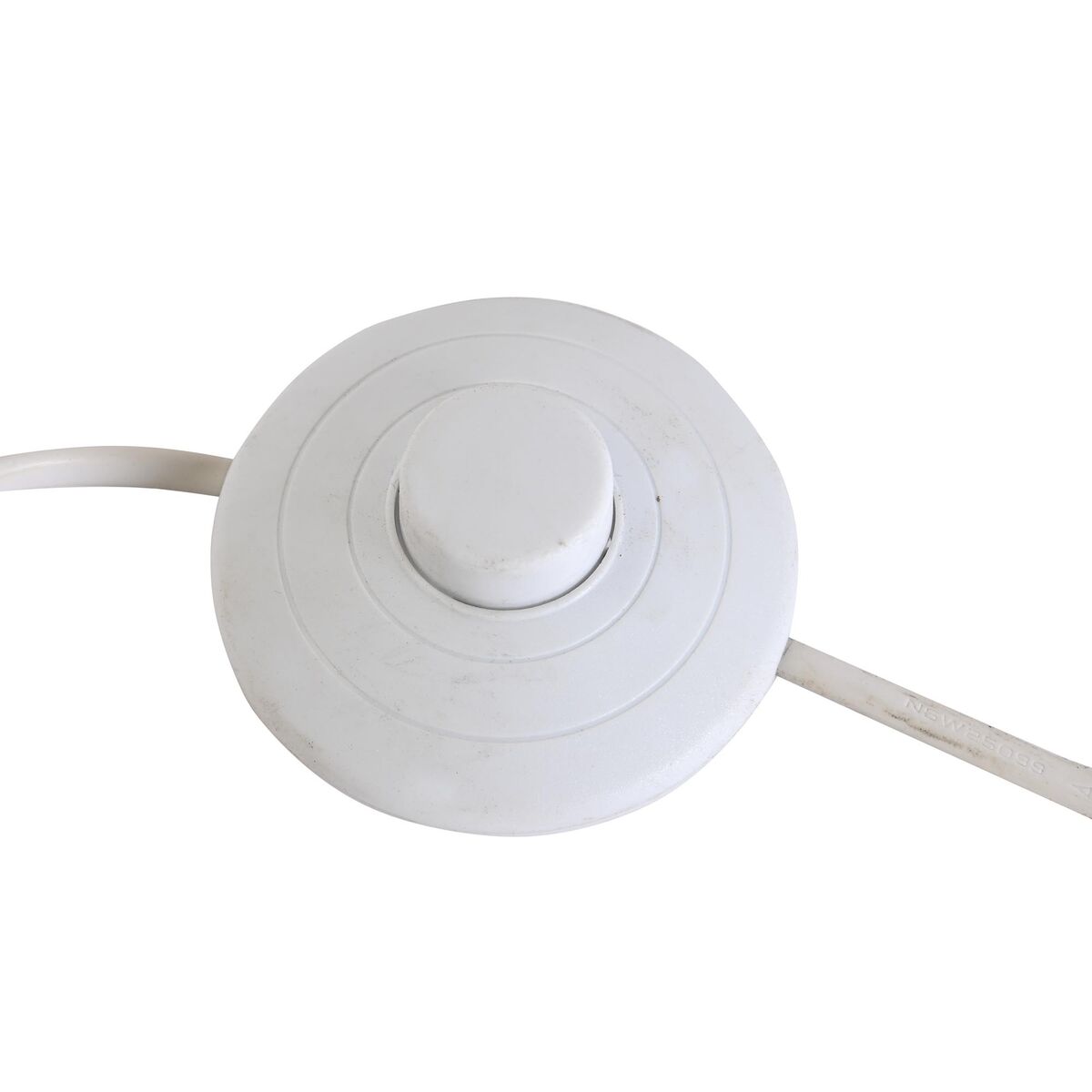 Golvlampa DKD Home Decor Gyllene Metall Polyester Vit 50 W Trä MDF (41 x 41 x 156 cm) - 7